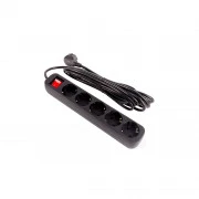 ColorWay CW-PSEA55BK, 5 розеток/5M black (CW-PSEA55BK) (UA)