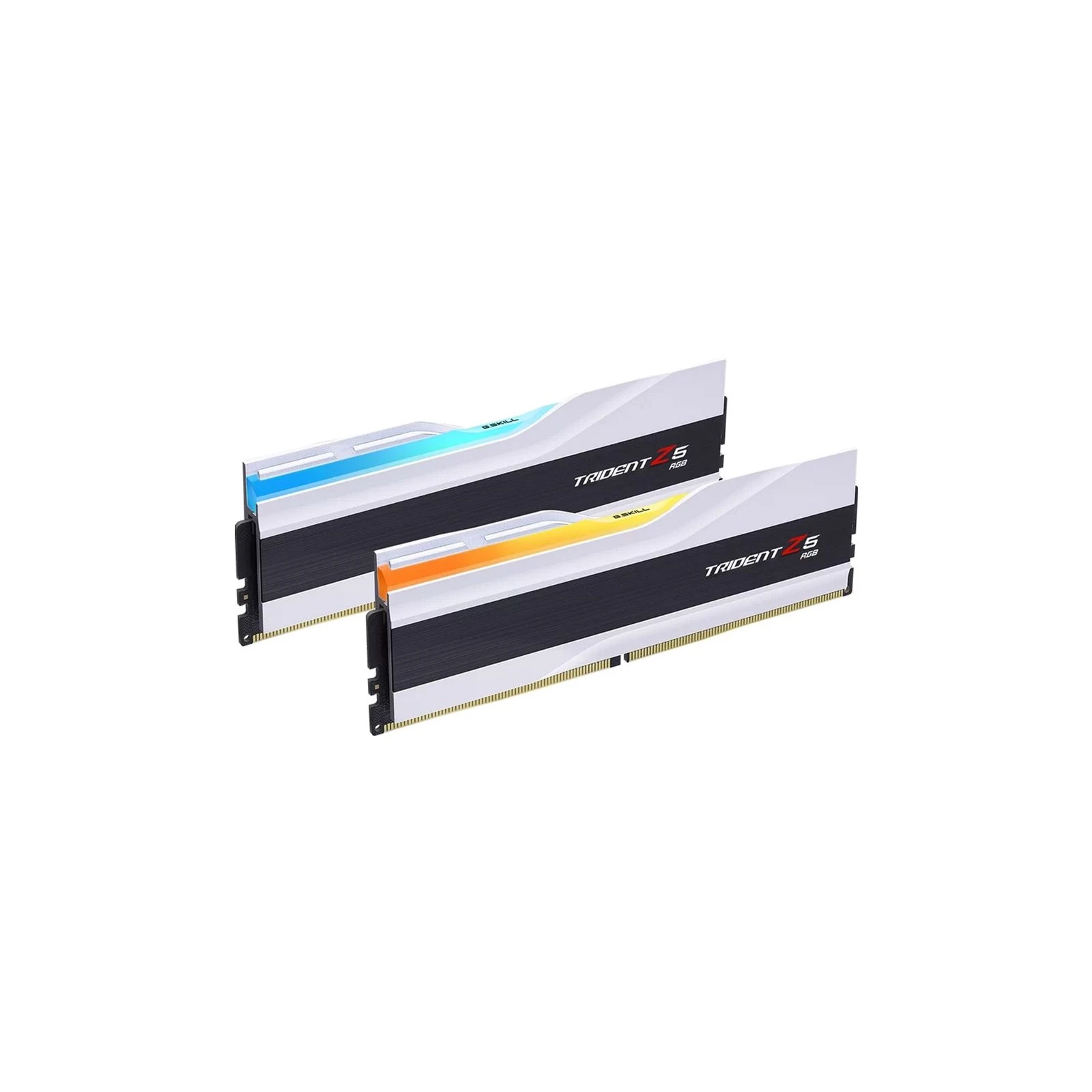DDR5 32GB (2x16GB) 6000 МГц Trident Z5 RGB White G.Skill (F5-6000J3636F16GX2-TZ5RW) (UA) Тип пам'яті: DDR5; Об'єм пам'яті: 32