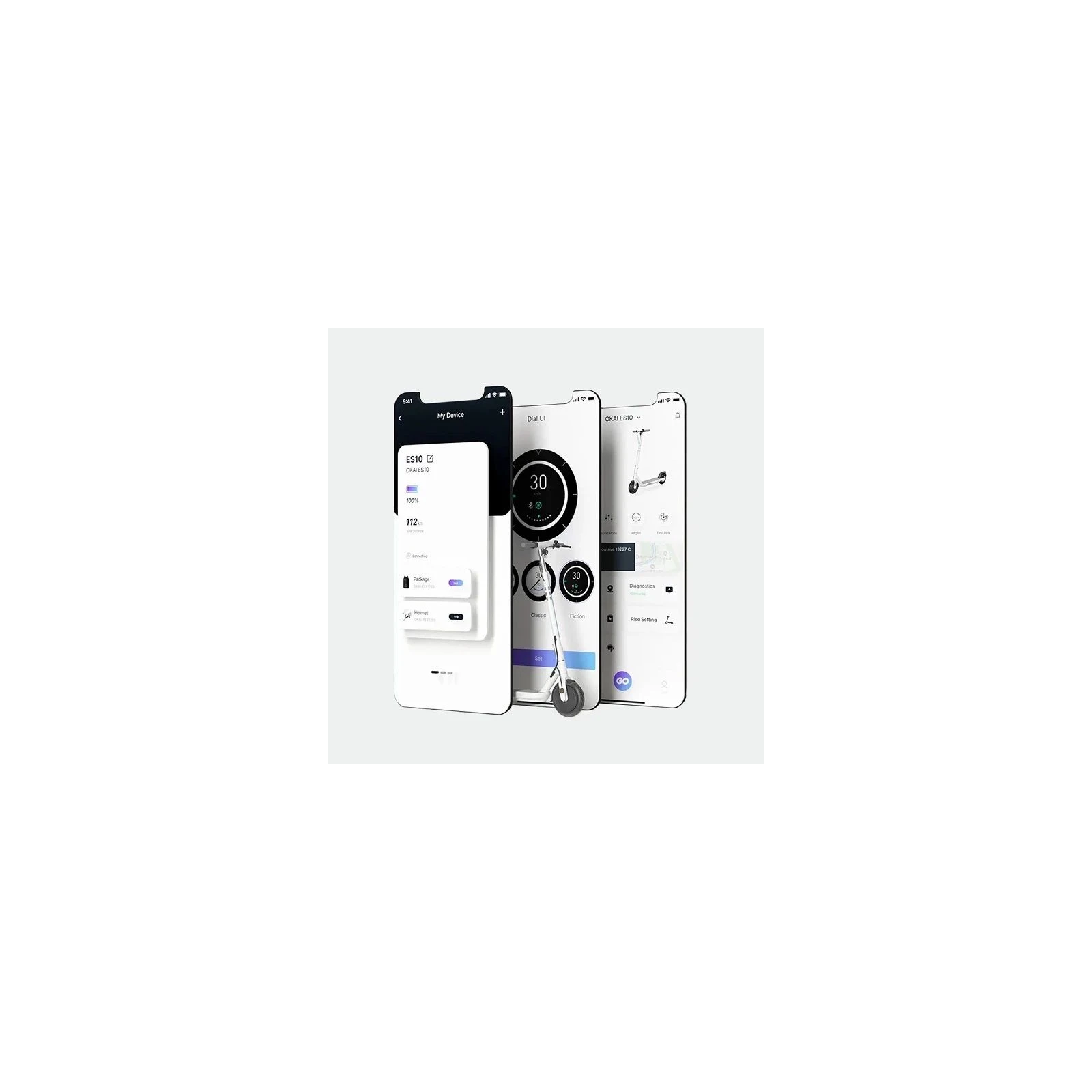Електросамокат OKAI ES10-NEON Lite White (ES10-W) (UA) Максимальне навантаження 100 кг
