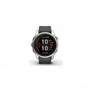 Garmin fenix 7S Pro Solar, Glass, SS w/Graphite band, GPS (010-02776-01) (UA)