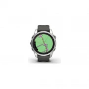 Garmin fenix 7S Pro Solar, Glass, SS w/Graphite band, GPS (010-02776-01) (UA)
