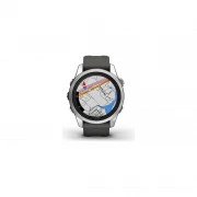 Garmin fenix 7S Pro Solar, Glass, SS w/Graphite band, GPS (010-02776-01) (UA)
