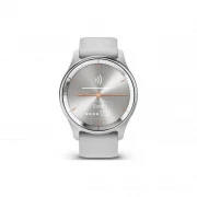 Garmin Vivomove Trend Silver S. Steel Bezel w. Mist Gray Case and S. Band (010-02665-03)