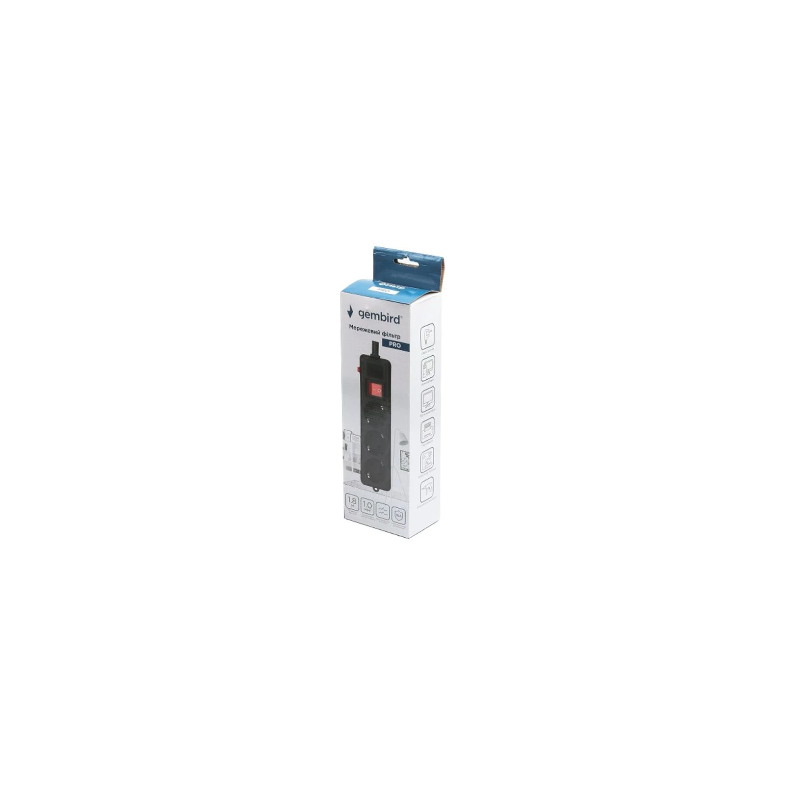 Gembird SPG3-G-6B-PRO (UA) Номинальное напряжение: 220 В;