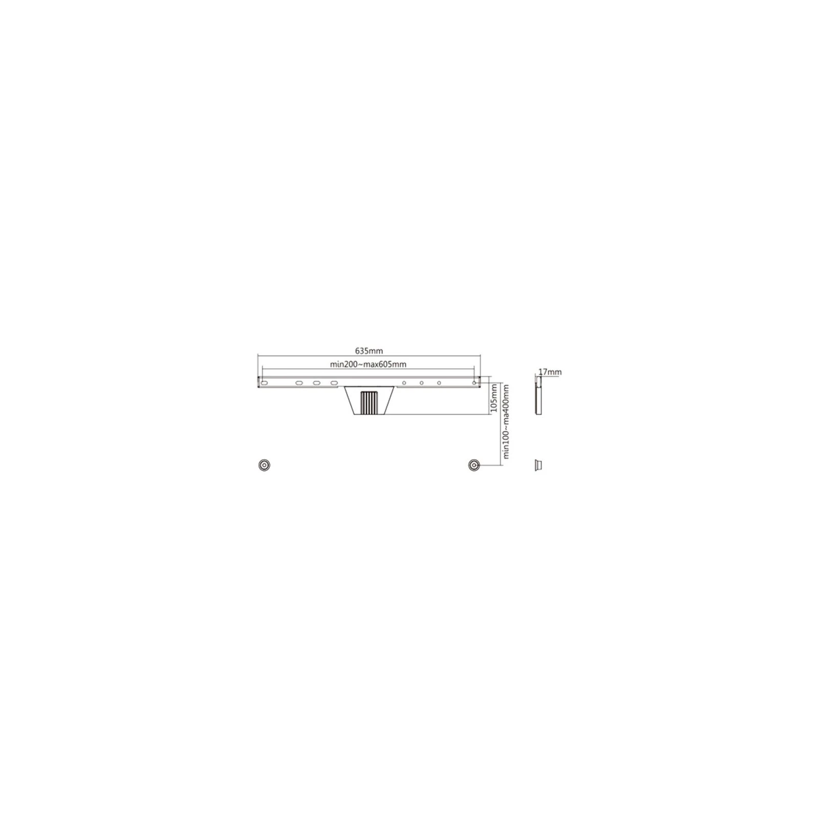 Gembird WM-S80F-01 (UA) Кількість встановлюваних екранів 1<= =>Комплектація