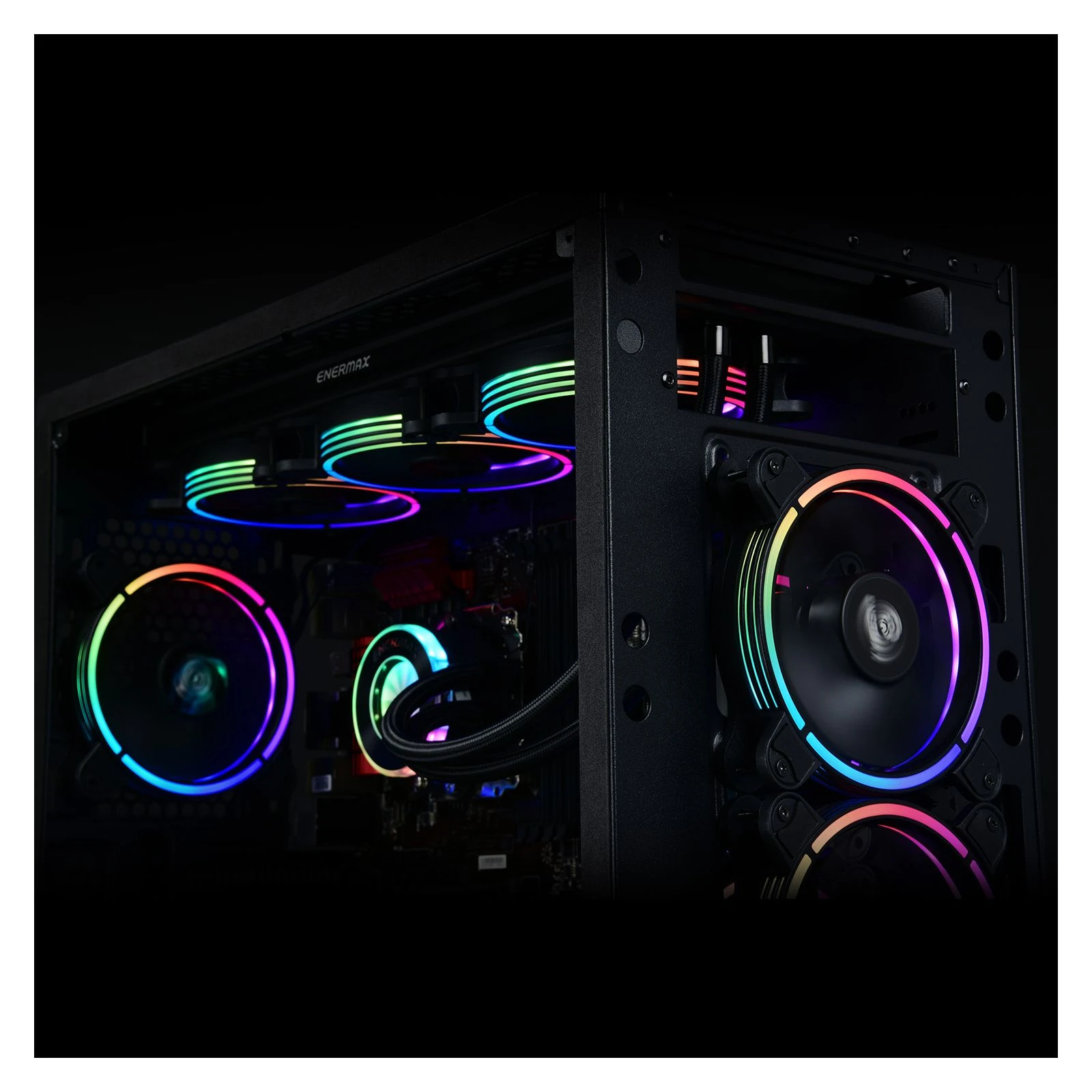 Кулер для корпусу Enermax T.B.RGB A.D.3 PACK (UCTBRGBA12P-BP3) (UA) Кількість вентиляторів: 3;