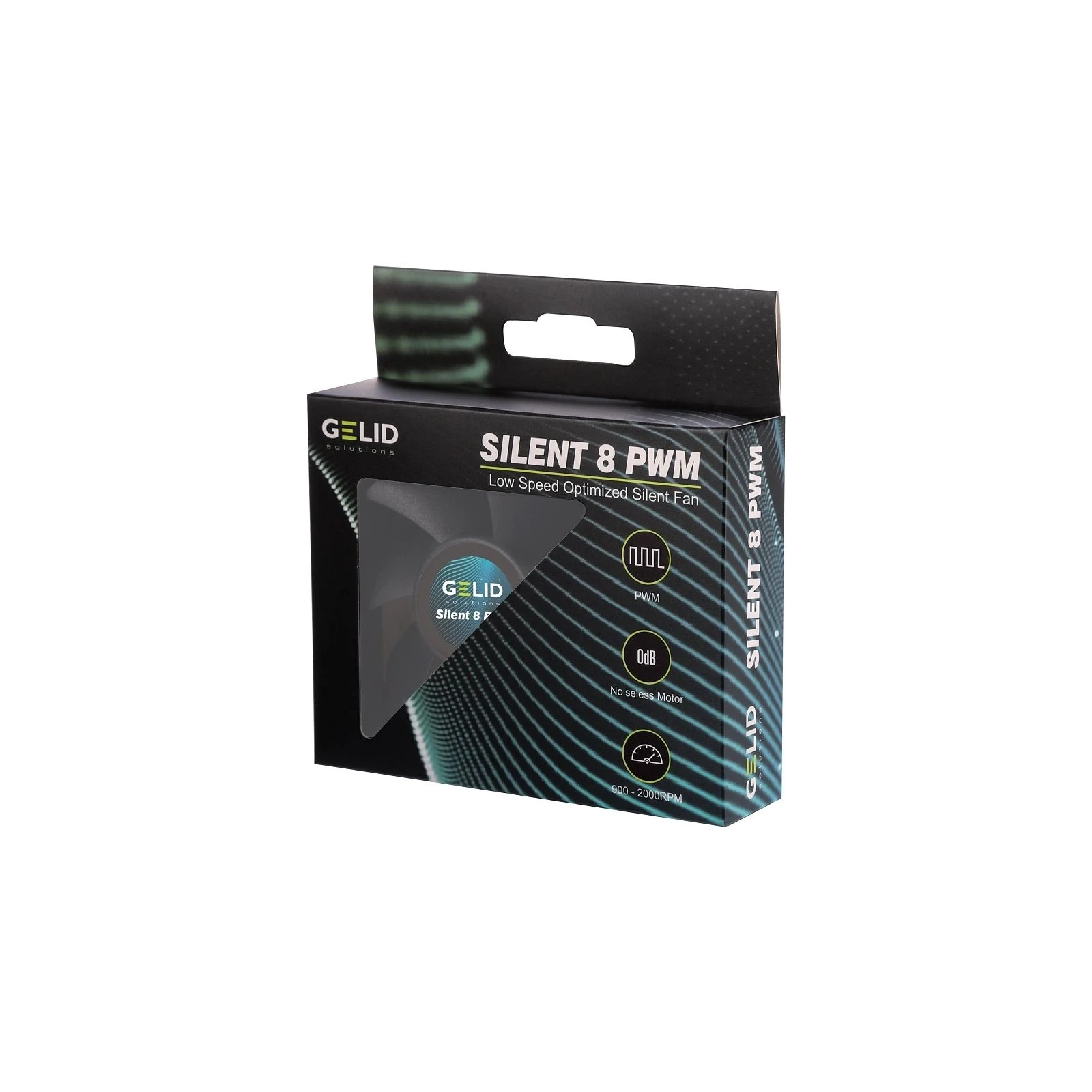 Кулер для корпусу Gelid Solutions Silent 8 PWM (FN-PX08-21) (UA) Кількість вентиляторів: 1;