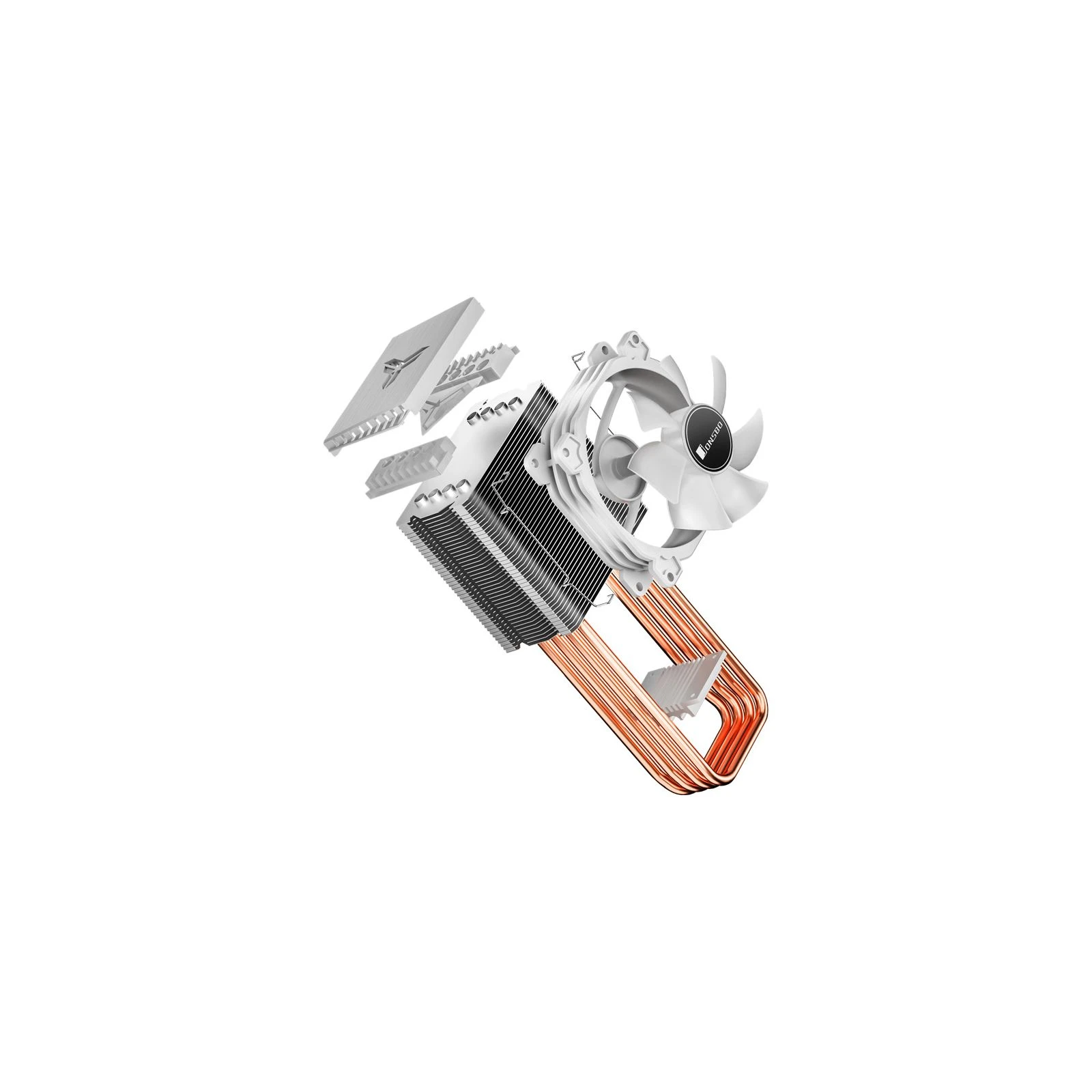 Кулер для процессора JONSBO CR-1400 White (UA) Для процессоров: INTEL, AMD; Сокет: AM5,
