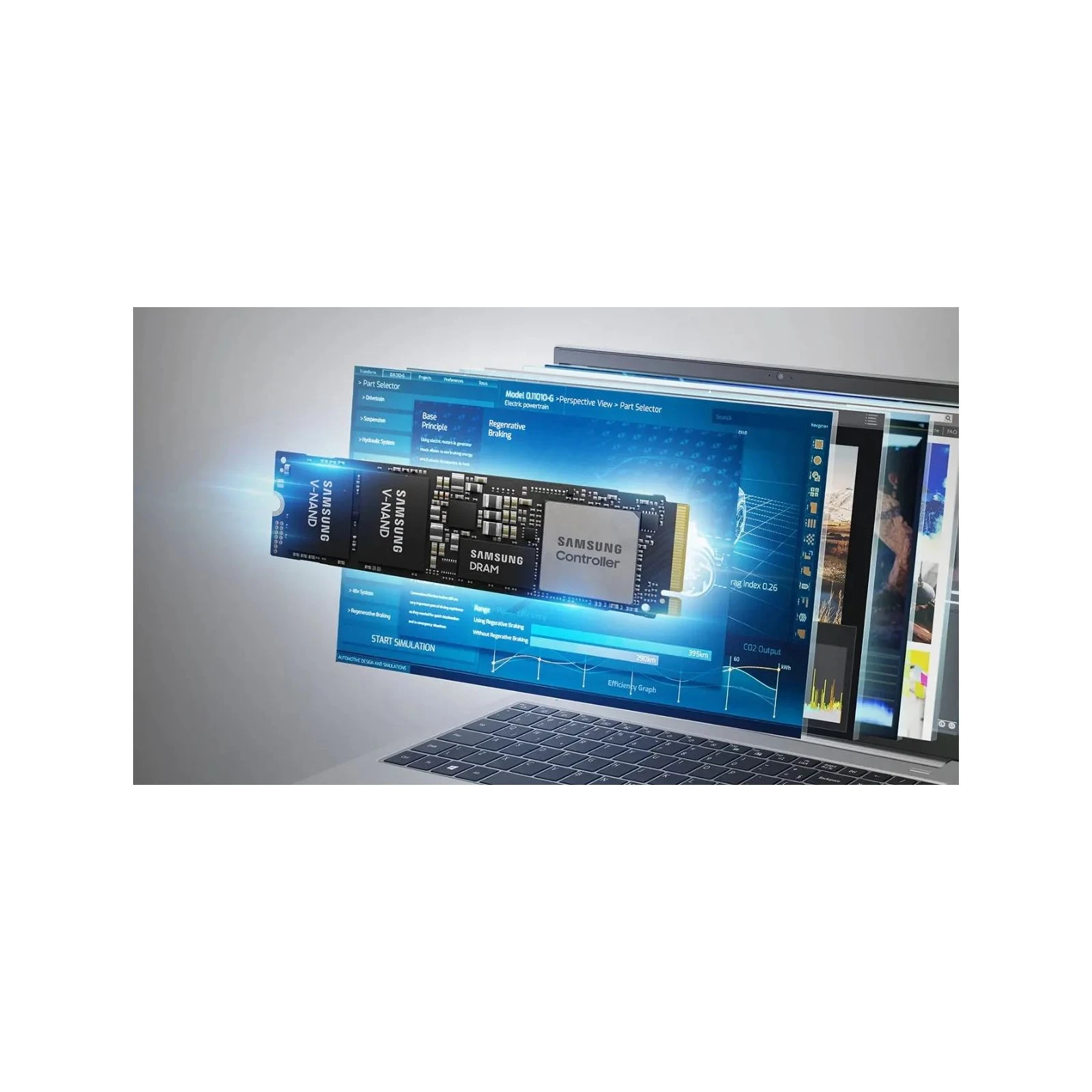 M.2 2280 1TB PM9B1 Samsung (MZVL41T0HBLB-00B07) (UA) Тип накопителя: внутренний;