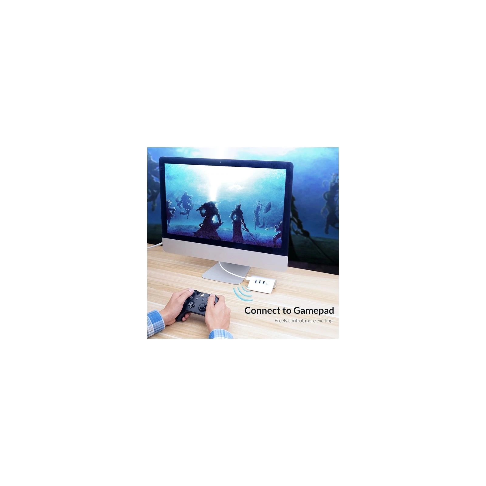 Orico Bluetooth 5.0 BTA-508-BK-BP (CA913787) (UA) Размеры 24.6 x 16.2 x 7 мм