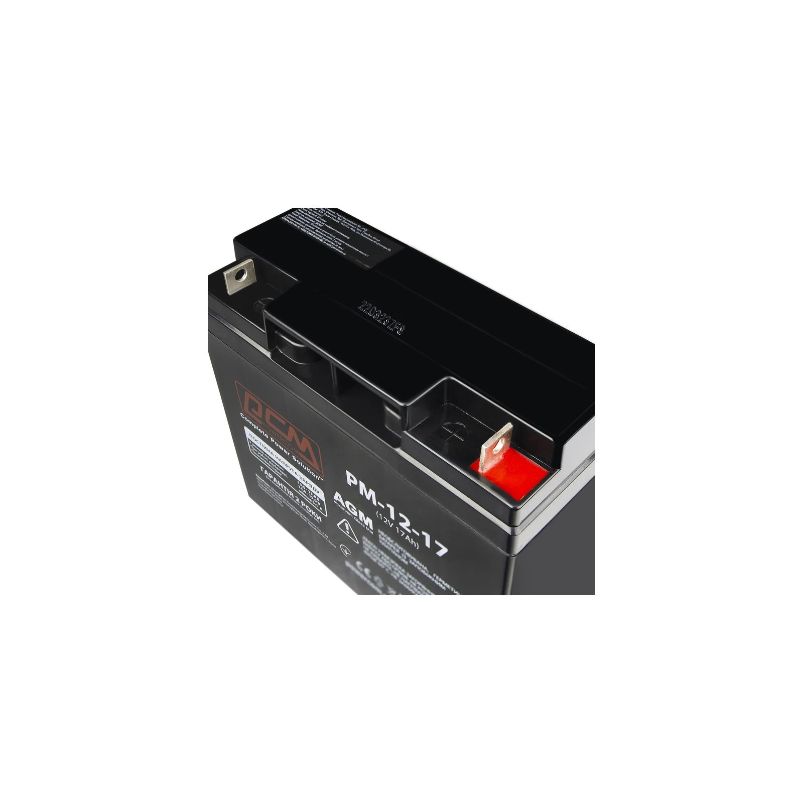 Powercom 12В 17Ah (PM-12-17) (UA) Напряжение: 12 В; Емкость: 17 Ач;