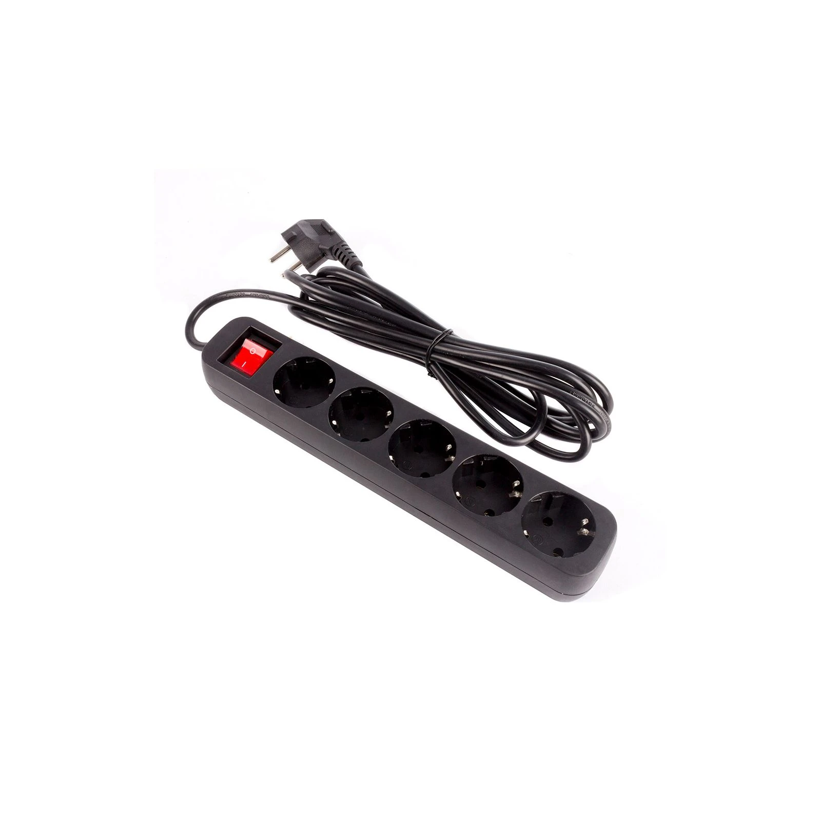 ColorWay CW-PSEA53BK, 5 розеток/ 3M black (CW-PSEA53BK) (UA) С защитой от перенапряжения да