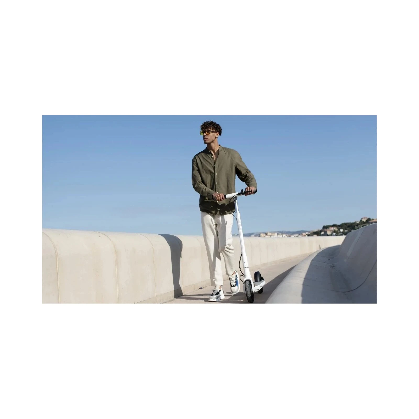 Електросамокат OKAI ES10-NEON Lite White (ES10-W) (UA) Потужність 300 Вт, 600 Вт