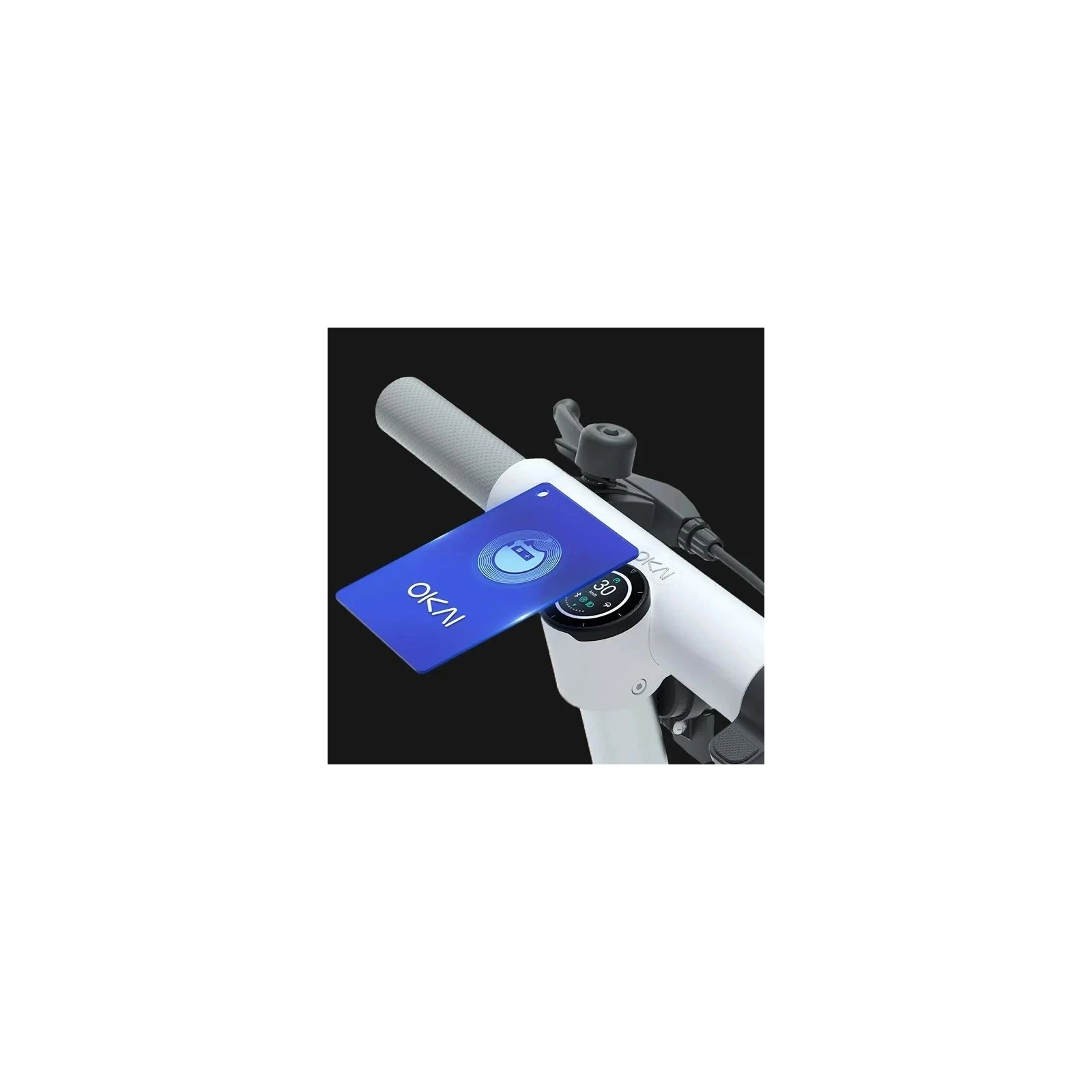 Електросамокат OKAI ES10-NEON Lite White (ES10-W) (UA) Максимальна швидкість 25 км/год