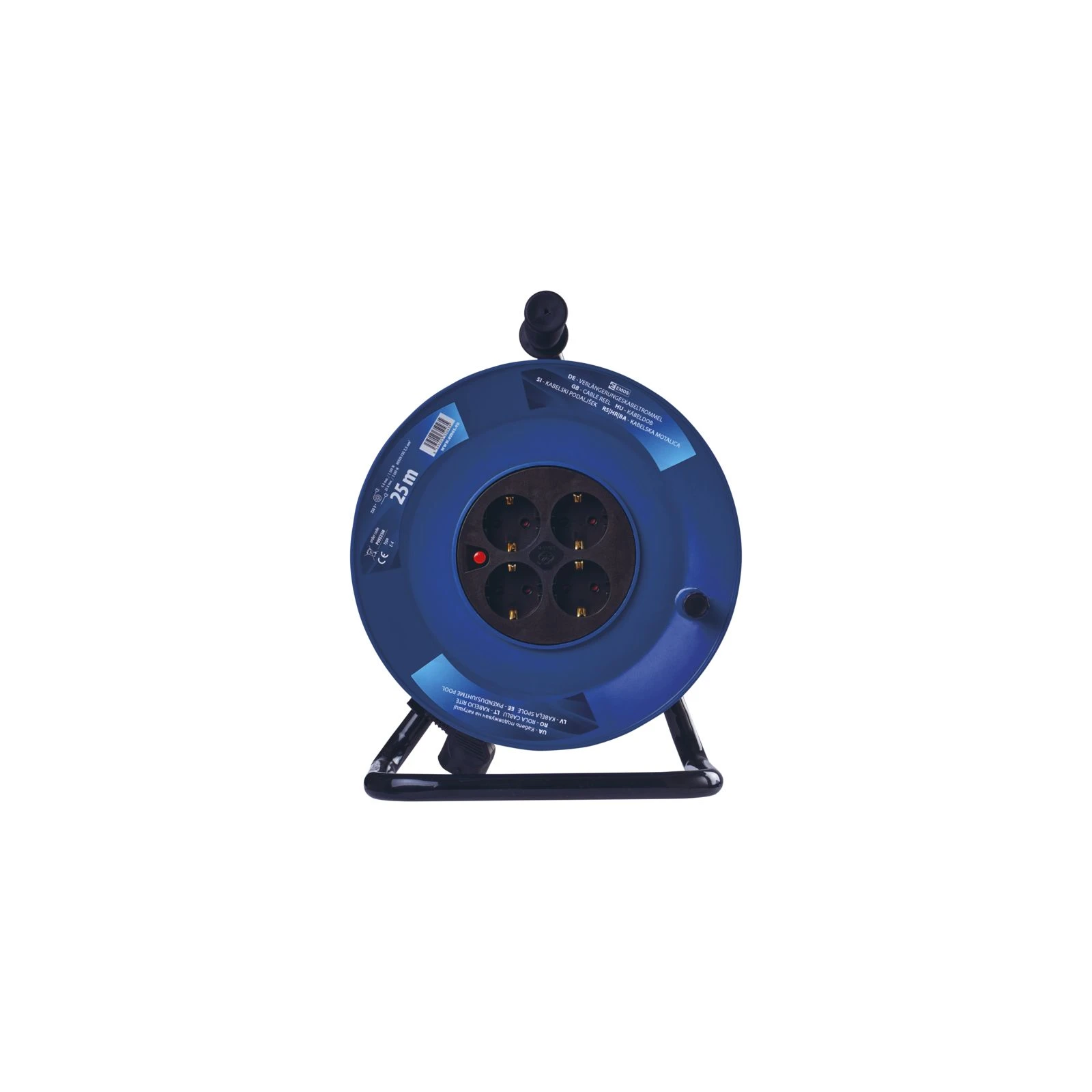 EMOS катушка 4 роз., 25 м (P09225M) (UA) Номинальное напряжение ~230 В