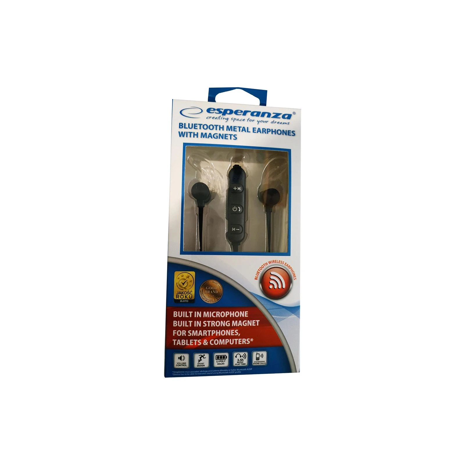 Esperanza Magnetic Metal Black (EH186K) (UA) Тип: спортивні; Призначення: для