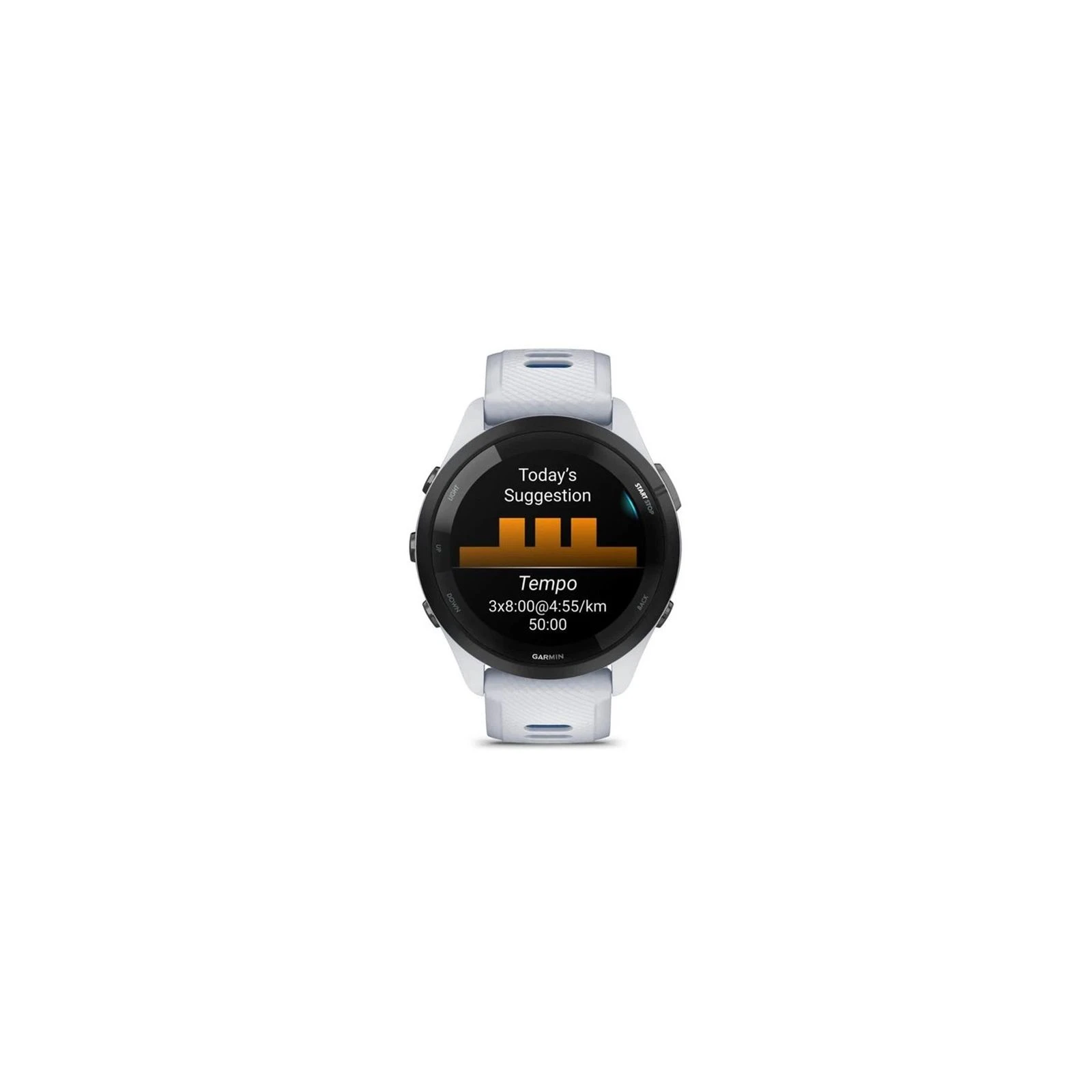 Garmin Forerunner 265, Whitestone, GPS (010-02810-11) (UA) Форма часов круглые