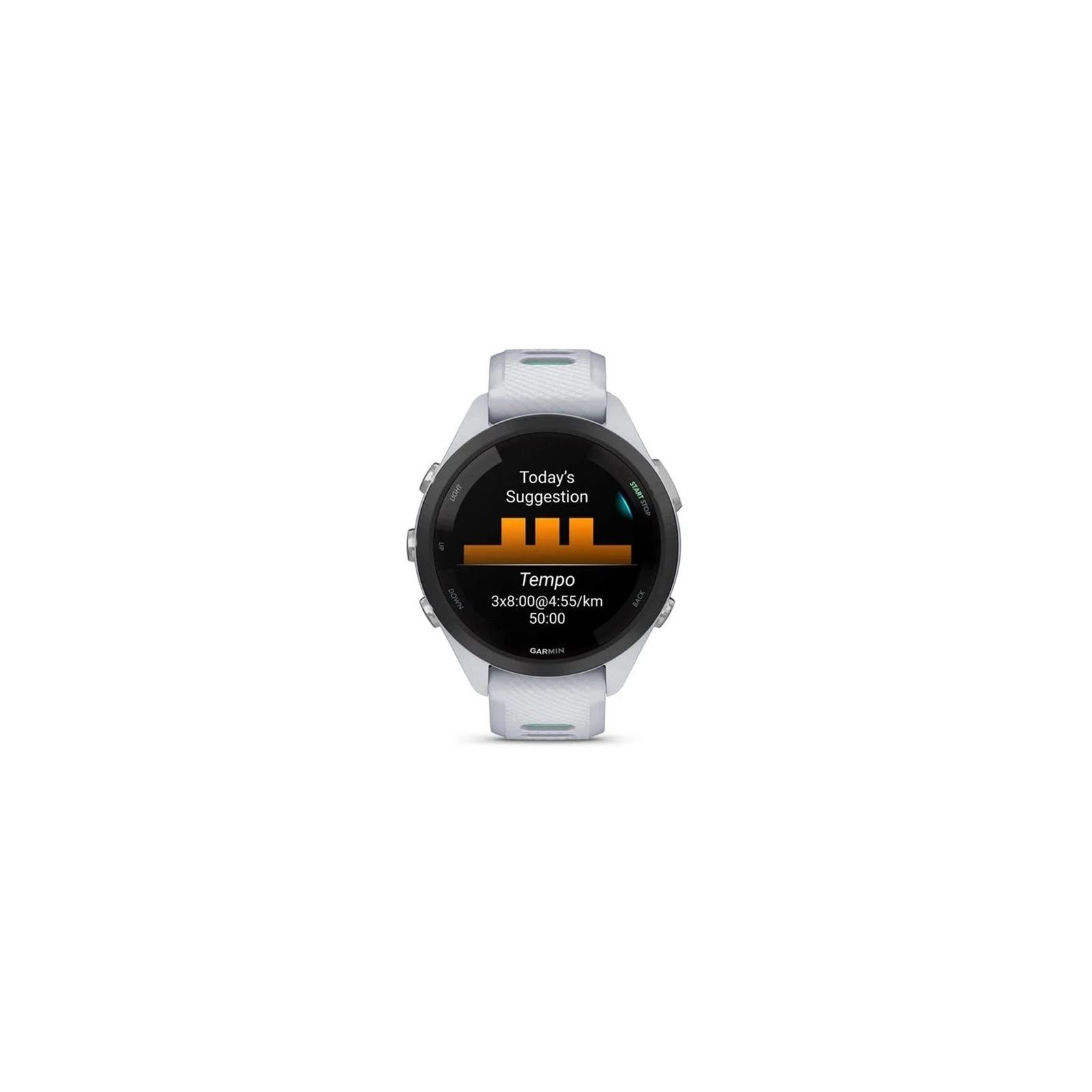 Garmin Forerunner 265S, Whitestone, GPS (010-02810-14) (UA) Форма часов круглые