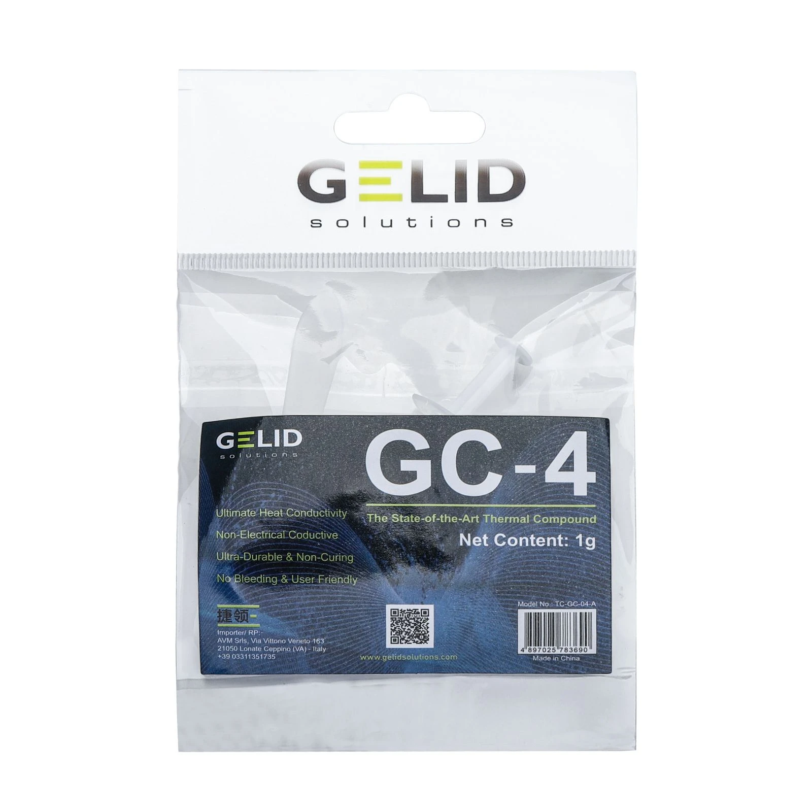 Gelid Solutions GC4 1g (TC-GC-04-A) (UA) В'язкість 1000 пуаз