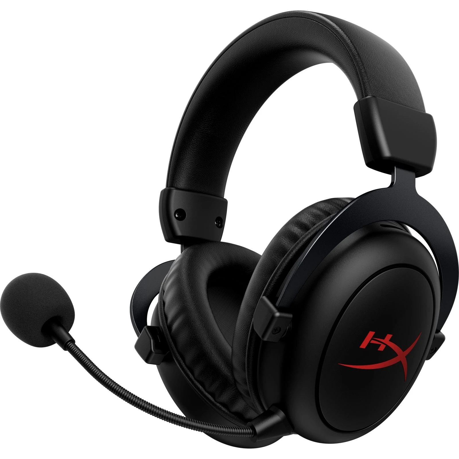 HyperX Cloud II Core Wireless Black (6Y2G8AA) (UA) Конструкція повнорозмірні
