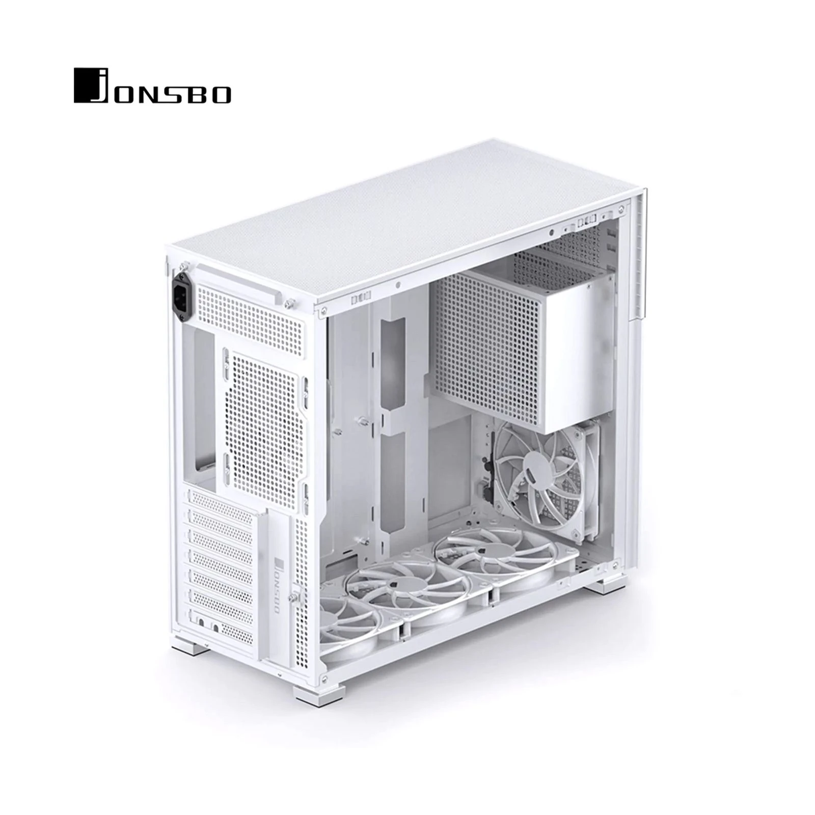 JONSBO D41 MESH SC White (UA) Кількість зовнішніх відсіків 5.25” відсутня