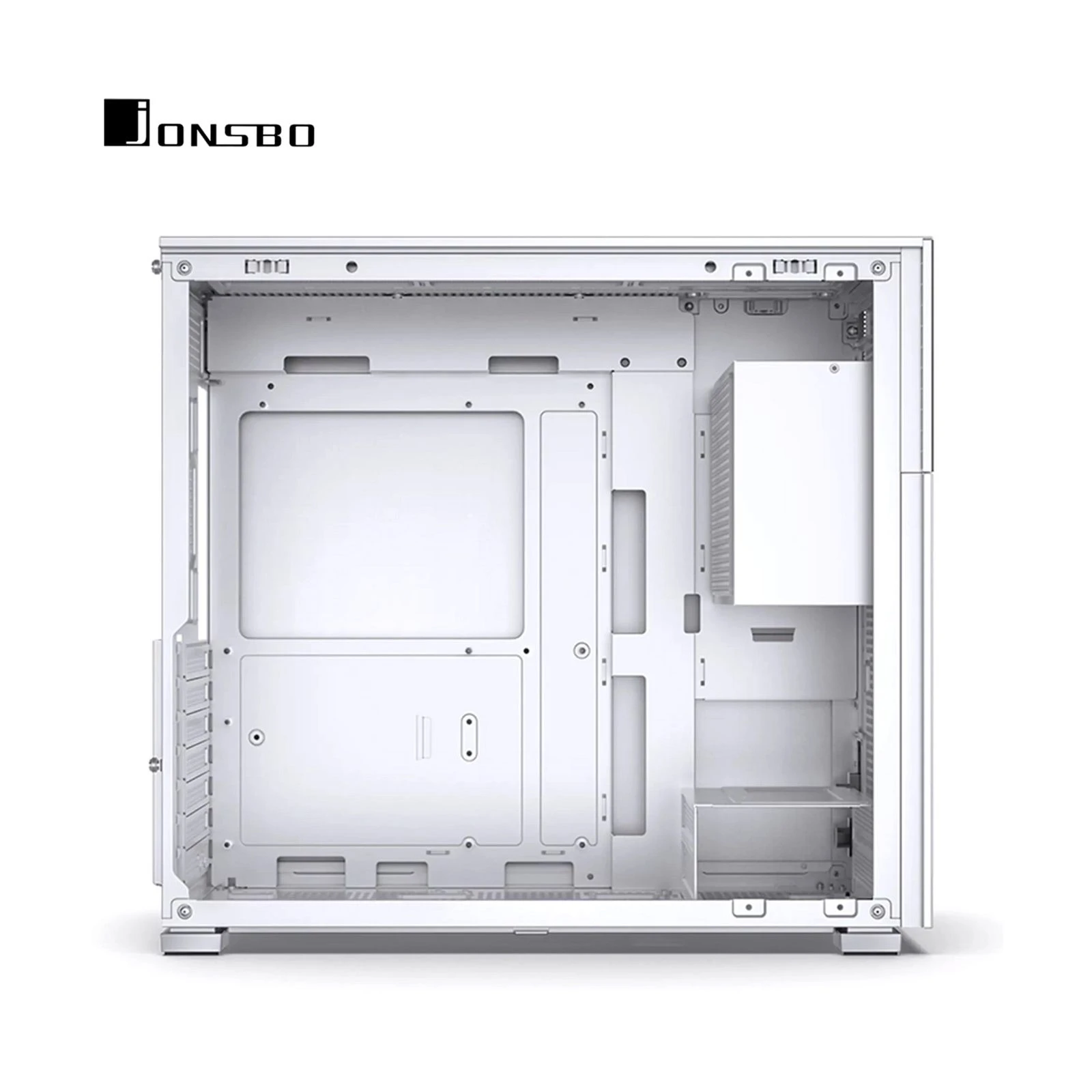 JONSBO D41 MESH SC White (UA) Спосіб установки вертикальний