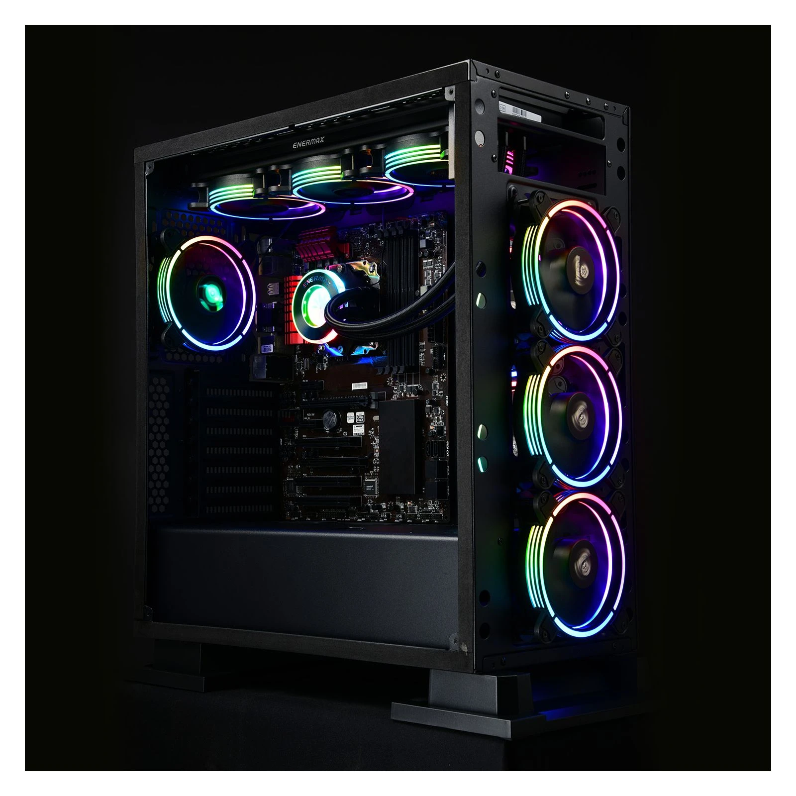 Кулер для корпуса Enermax T.B.RGB A.D.3 PACK (UCTBRGBA12P-BP3) (UA) Диаметр вентиляторов 120 мм