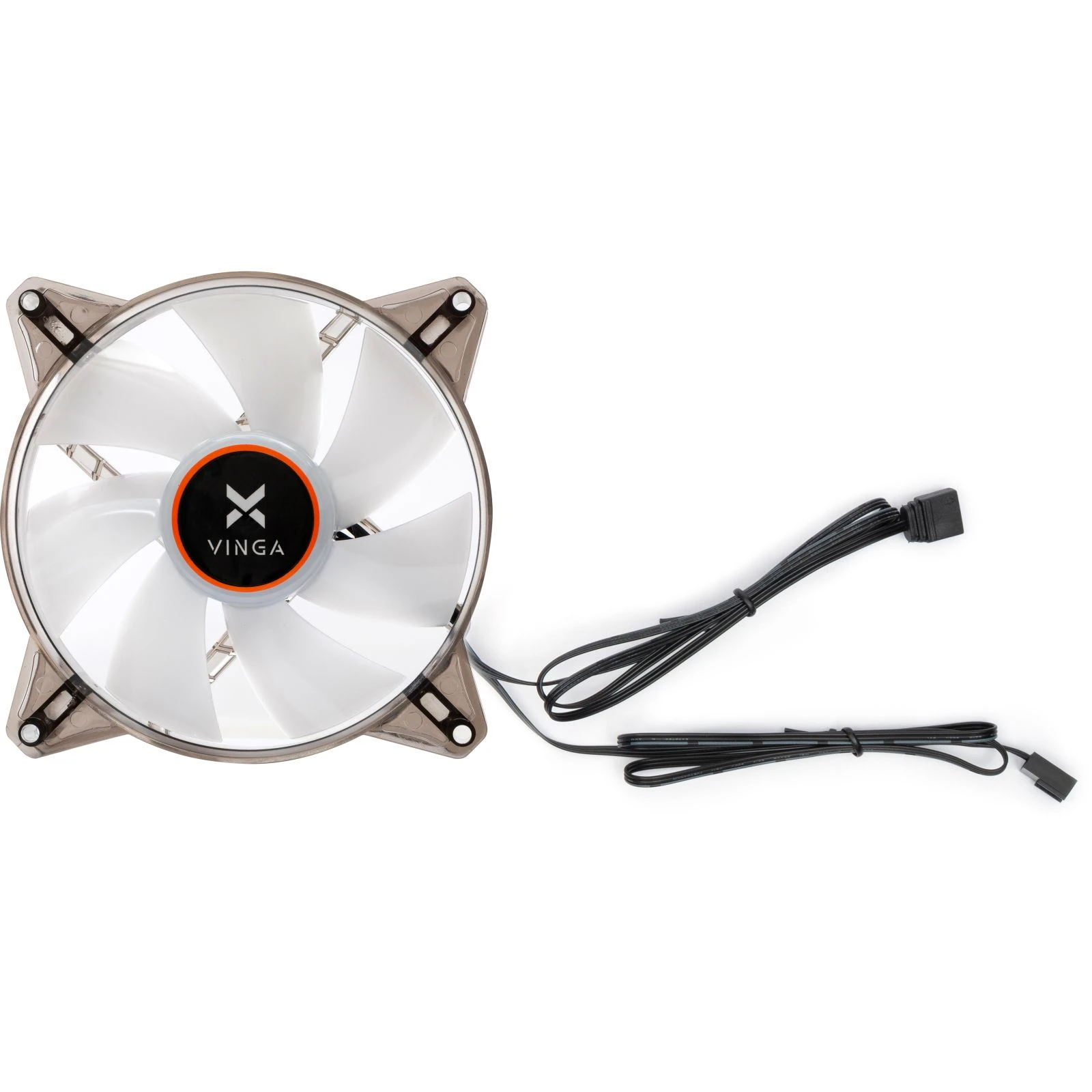 Кулер для корпусу Vinga RGB fan-07 (UA) Кількість вентиляторів: 1;