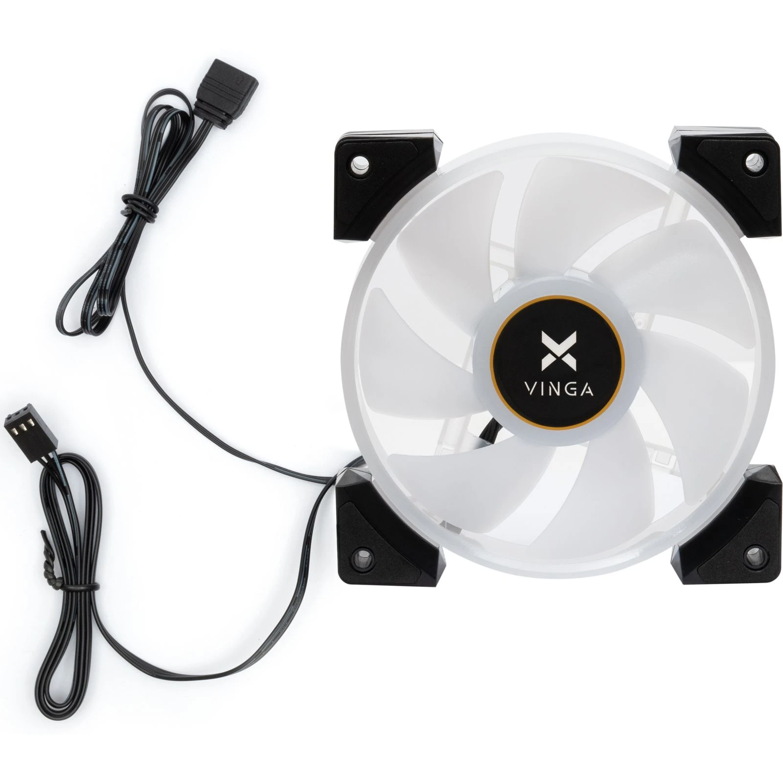 Кулер для корпуса Vinga RGB fan-09 (UA) Количество вентиляторов: 1;