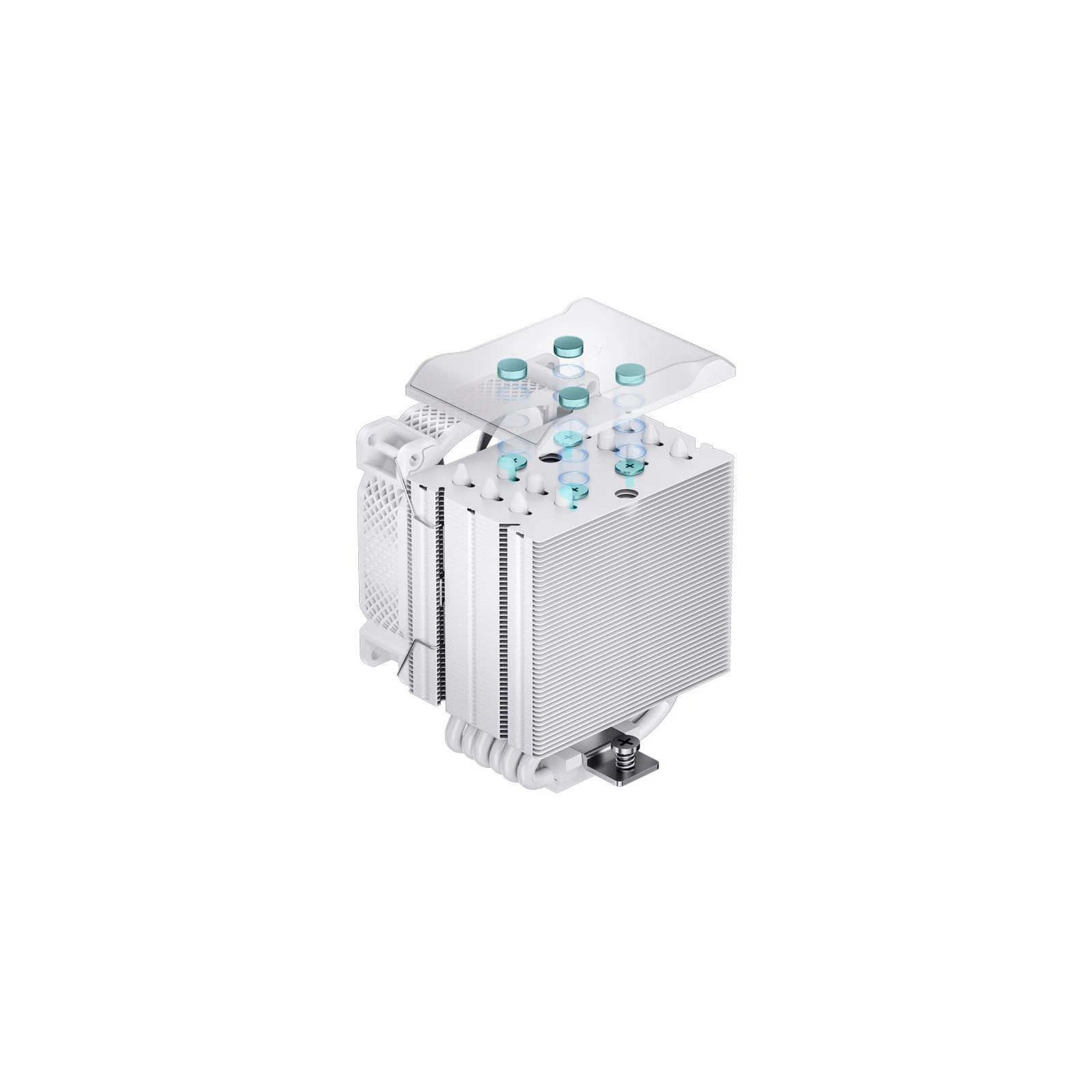 Кулер для процесора JONSBO HX6210 White (UA) Для процесорів INTEL, AMD
