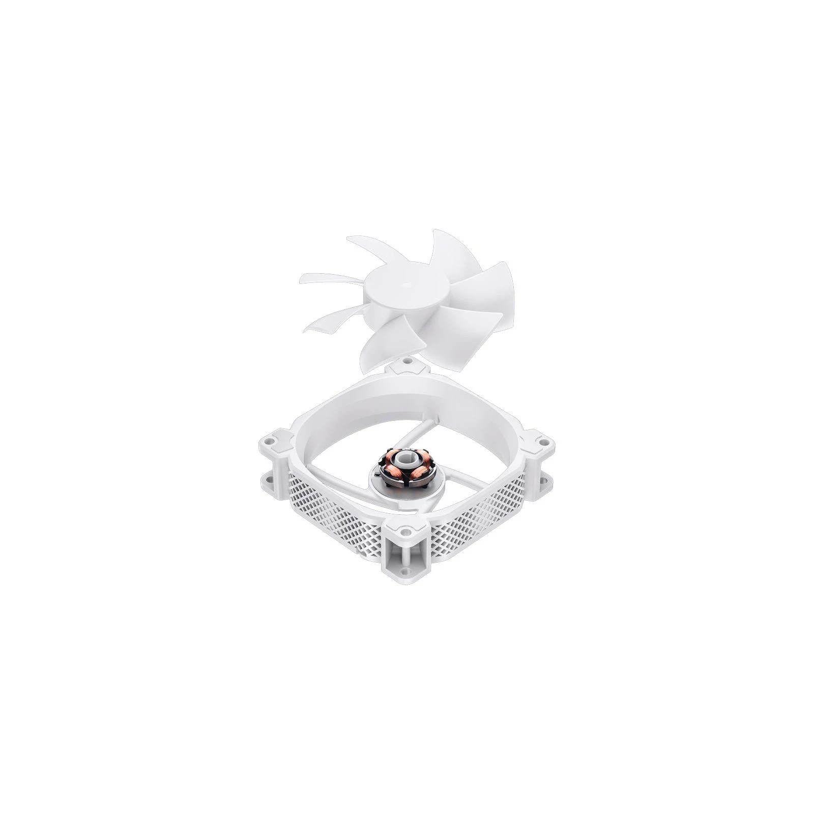 Кулер для процесора JONSBO HX6210 White (UA) Матеріал радіатора алюміній