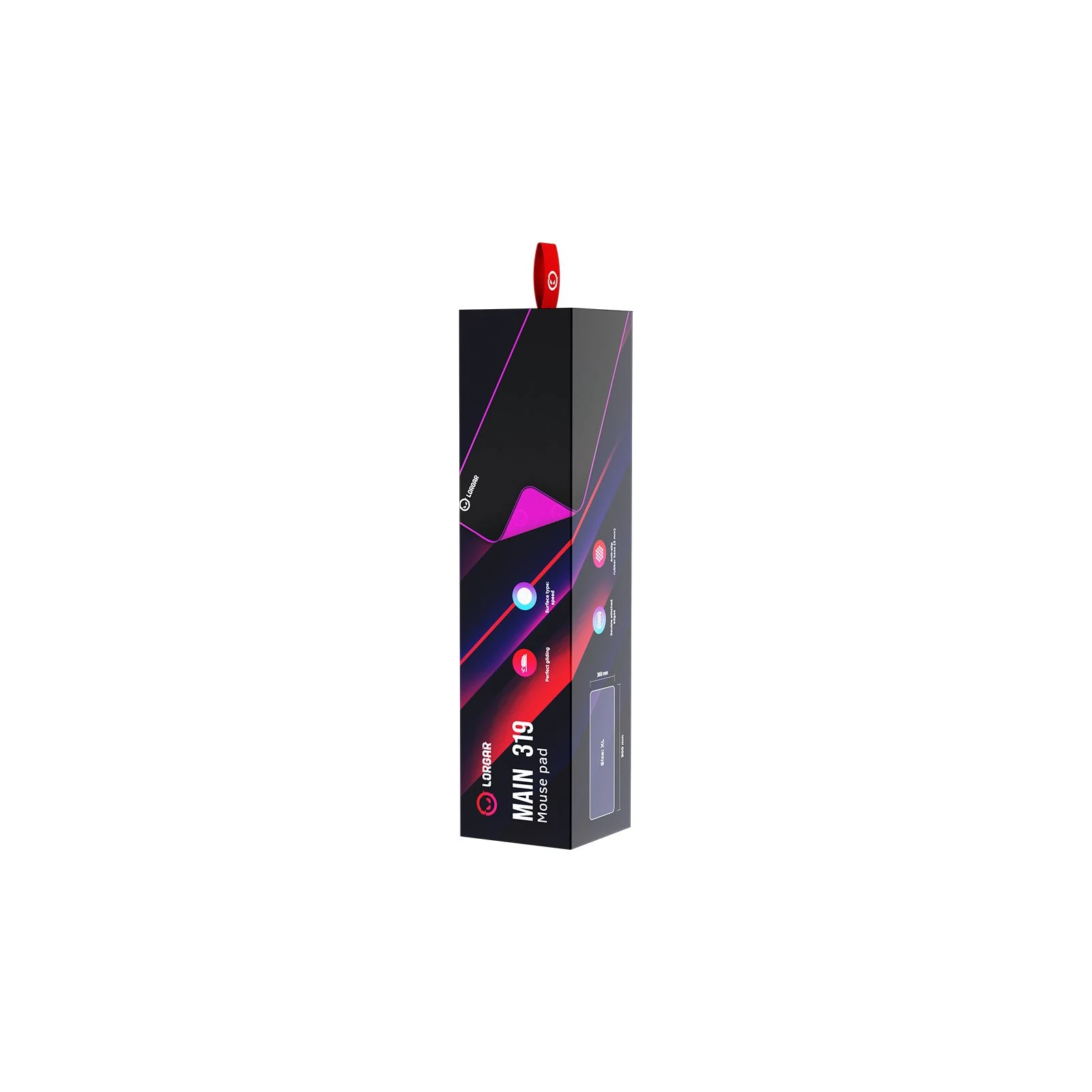 Lorgar Main 319 Black/Purple (LRG-GMP319) (UA) Материал мультиспандекс + резина