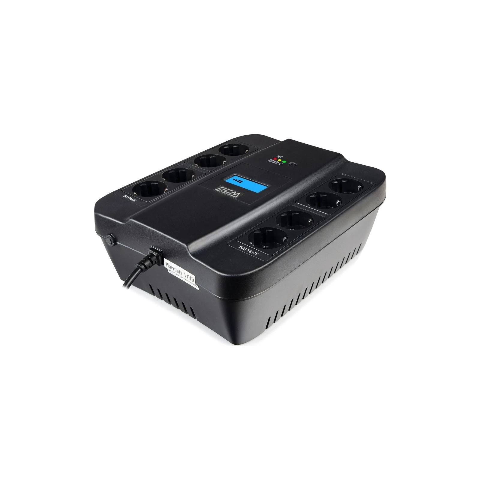 Powercom SPD-1100U LCD, 605W (SPD-1100U.LCD) (UA) Тип архітектури лінійно-інтерактивний (line interactive) Тип виконання