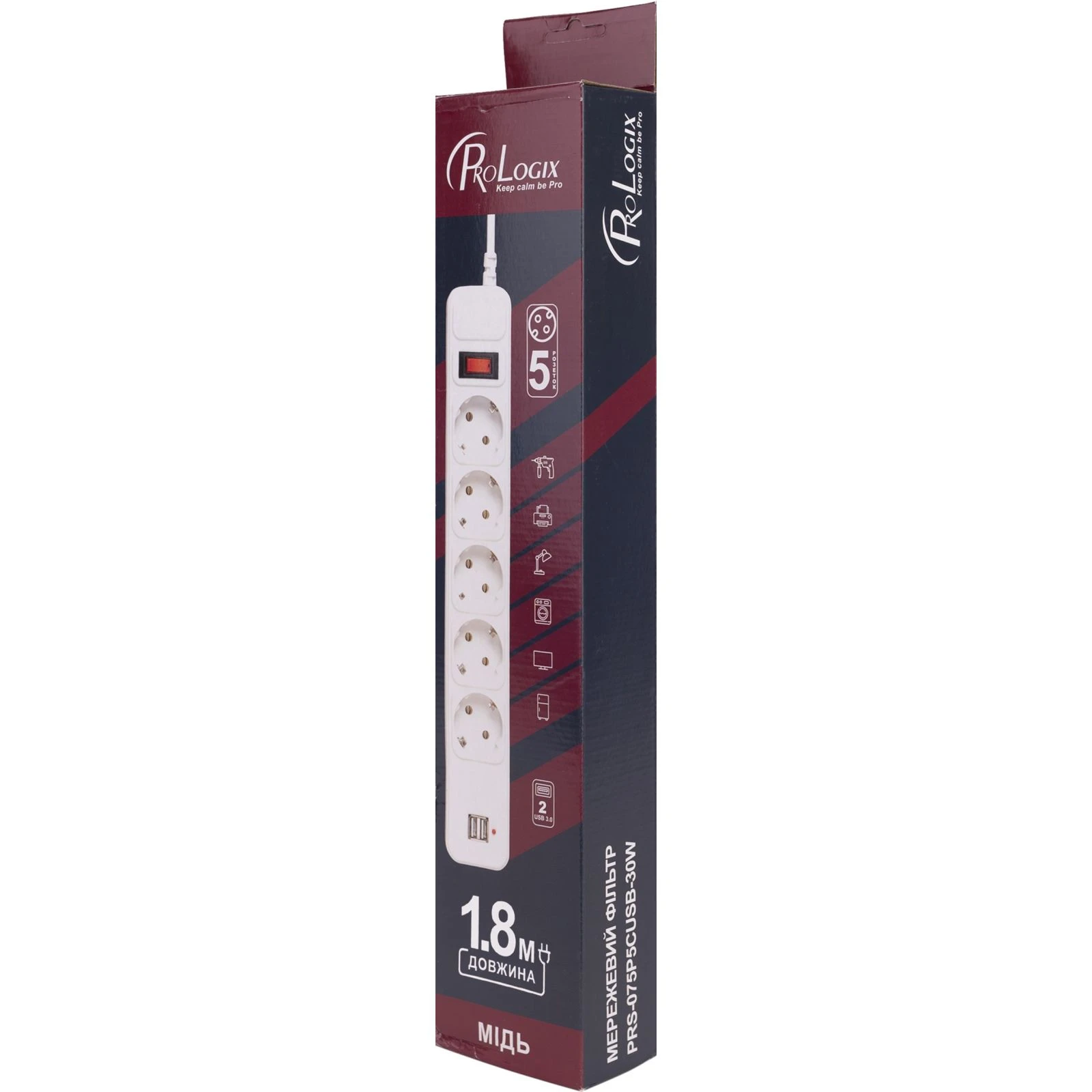 ProLogix PRS-075P5CUSB-18W (UA) Суммарная мощность