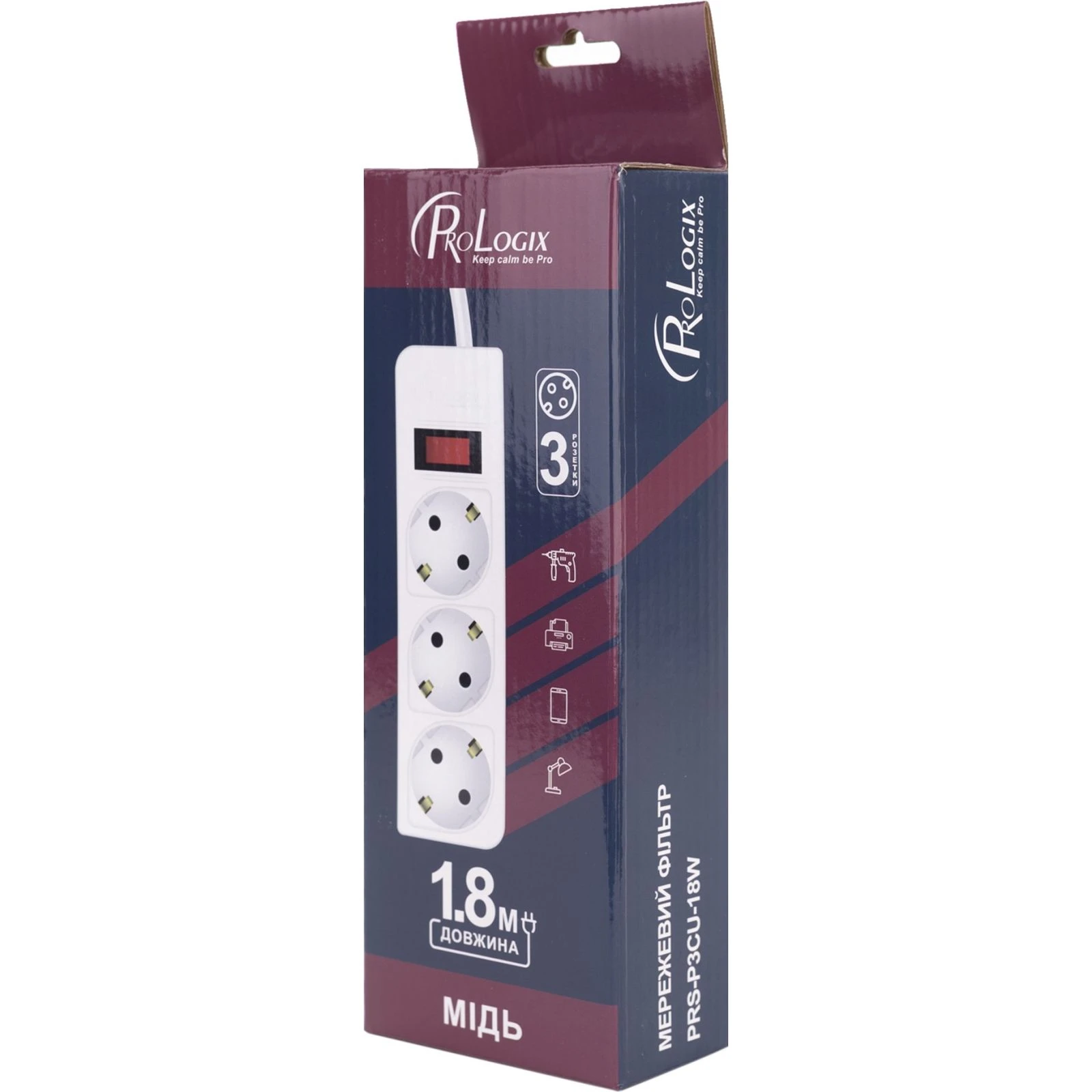 ProLogix PRS-P3CU-18W Сумарна потужність підключеного навантаження  3100 Вт