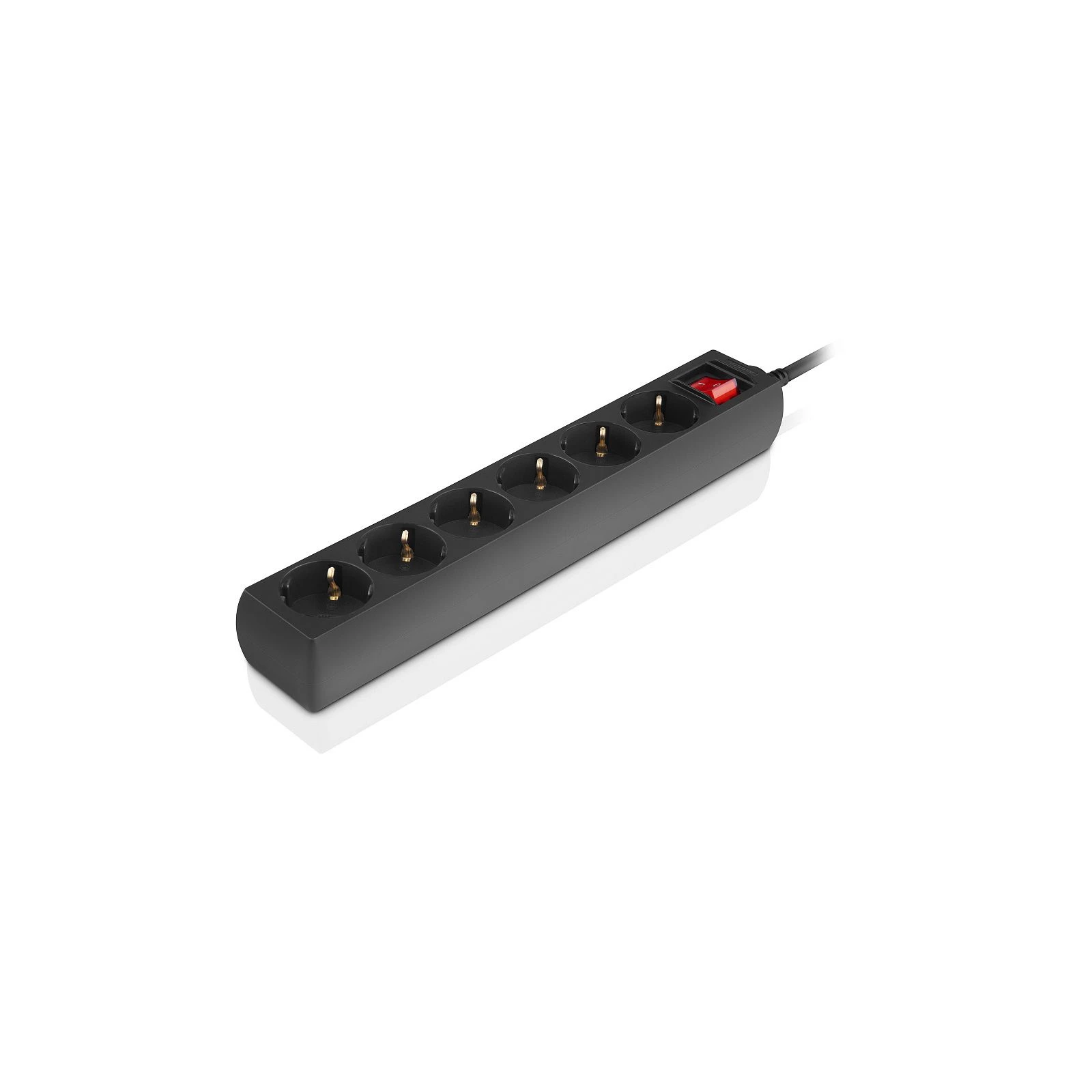 REAL-EL RS-6 Protect M 1.8m, black (EL122300032) (UA) Тип вхідної вилки СЕЄ 7/7