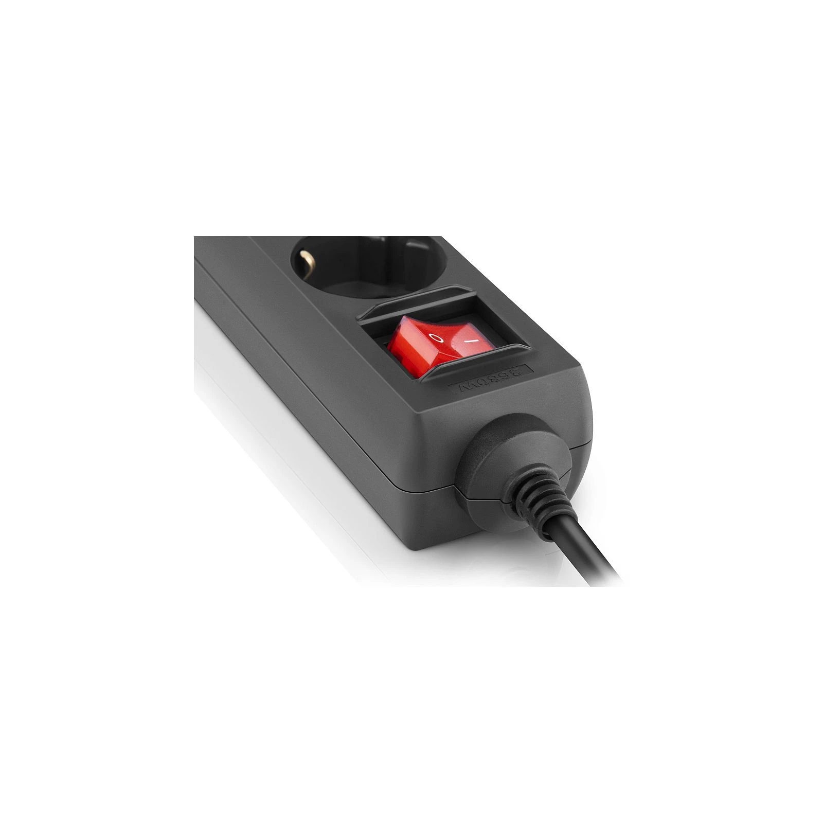 REAL-EL RS-6 Protect M 3m, black (EL122300034) (UA) Сумарна потужність підключеного навантаження < 3680 Вт