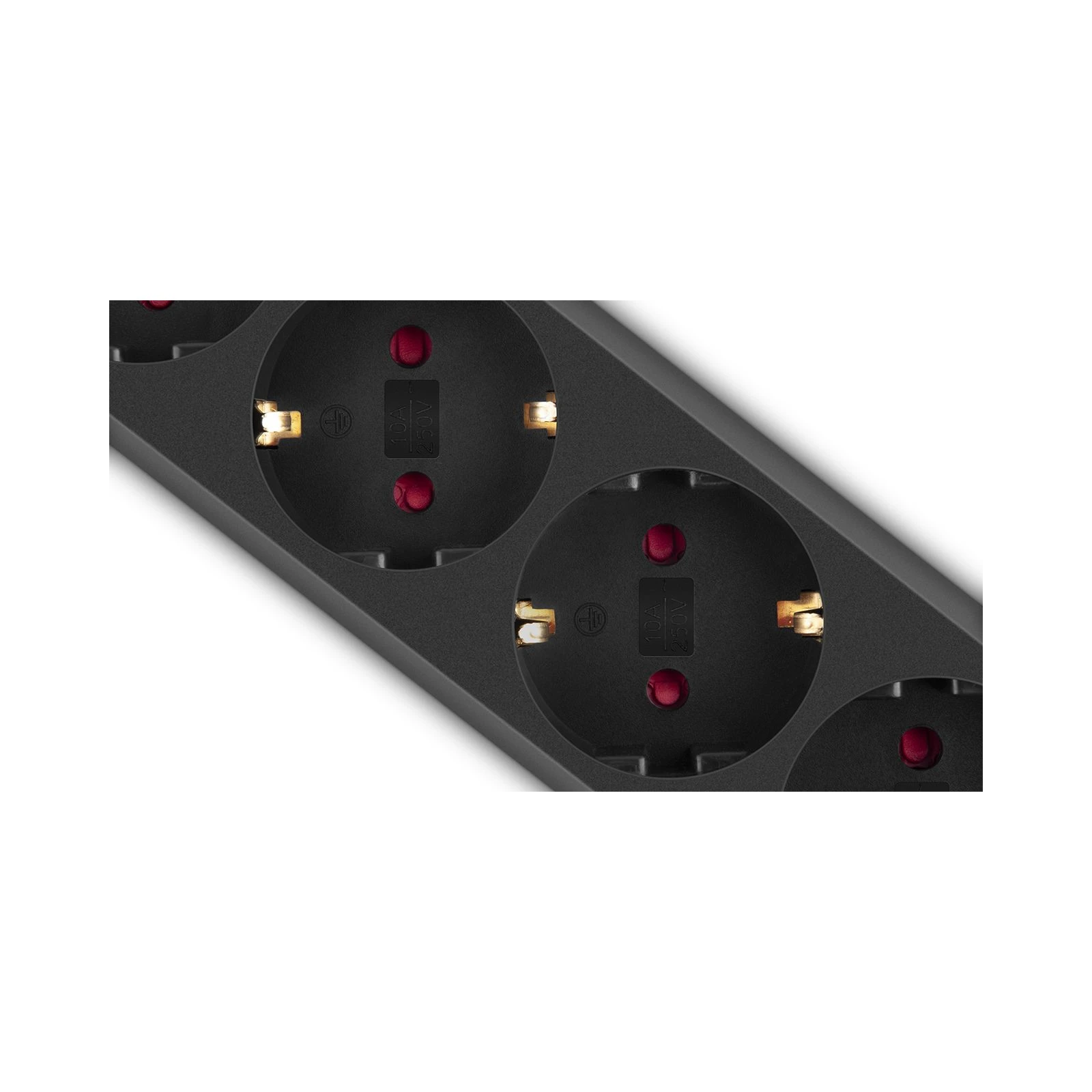 REAL-EL RS-Protect M 5m, black (EL122300030) (UA) Особливості 1 вимикач, розетки із захисними шторками, контакт заземлення