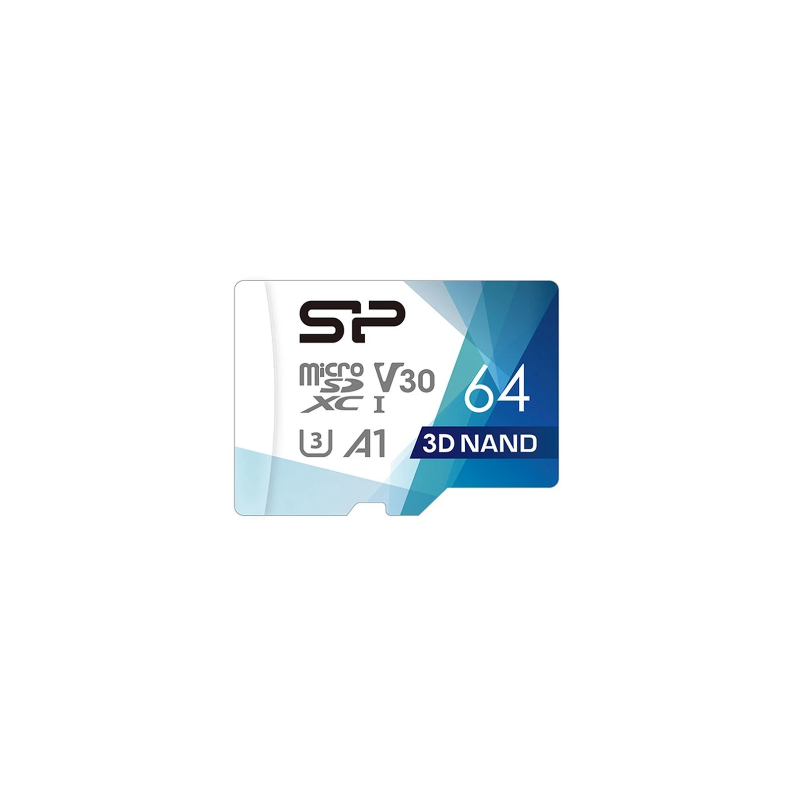 Silicon Power 64Gb microSDXC U3 A1 V30 Superior Color 100R/80W + adapter (SP064GBSTXDU3V20AB) (UA) Тип карты памяти: microSDXC; Объем