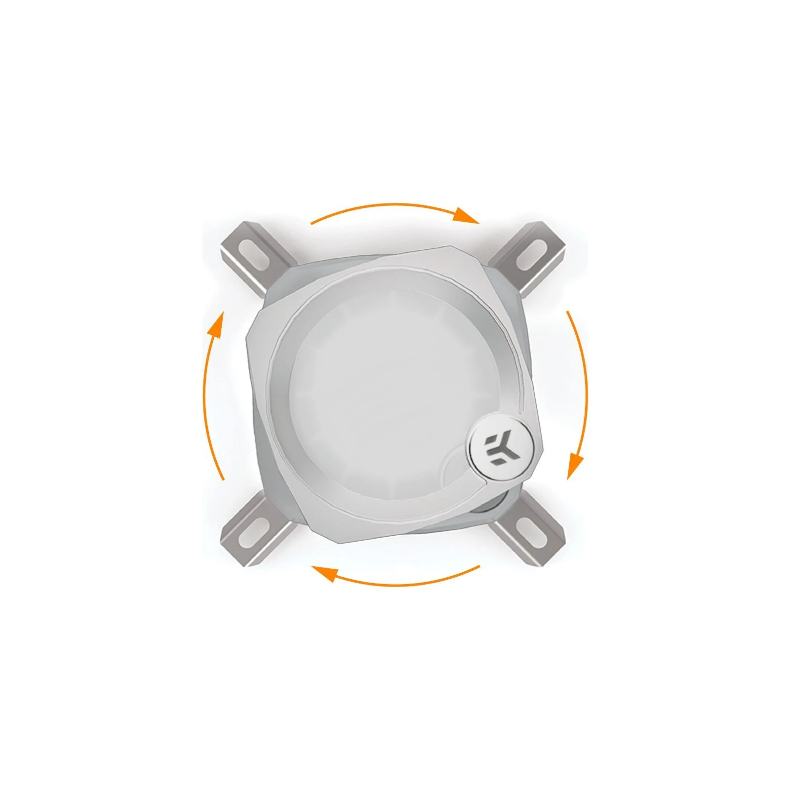 Система водяного охолодження Ekwb EK-Nucleus AIO CR240 Lux D-RGB - White (3831109897843) (UA) Рівень шуму 36 dB