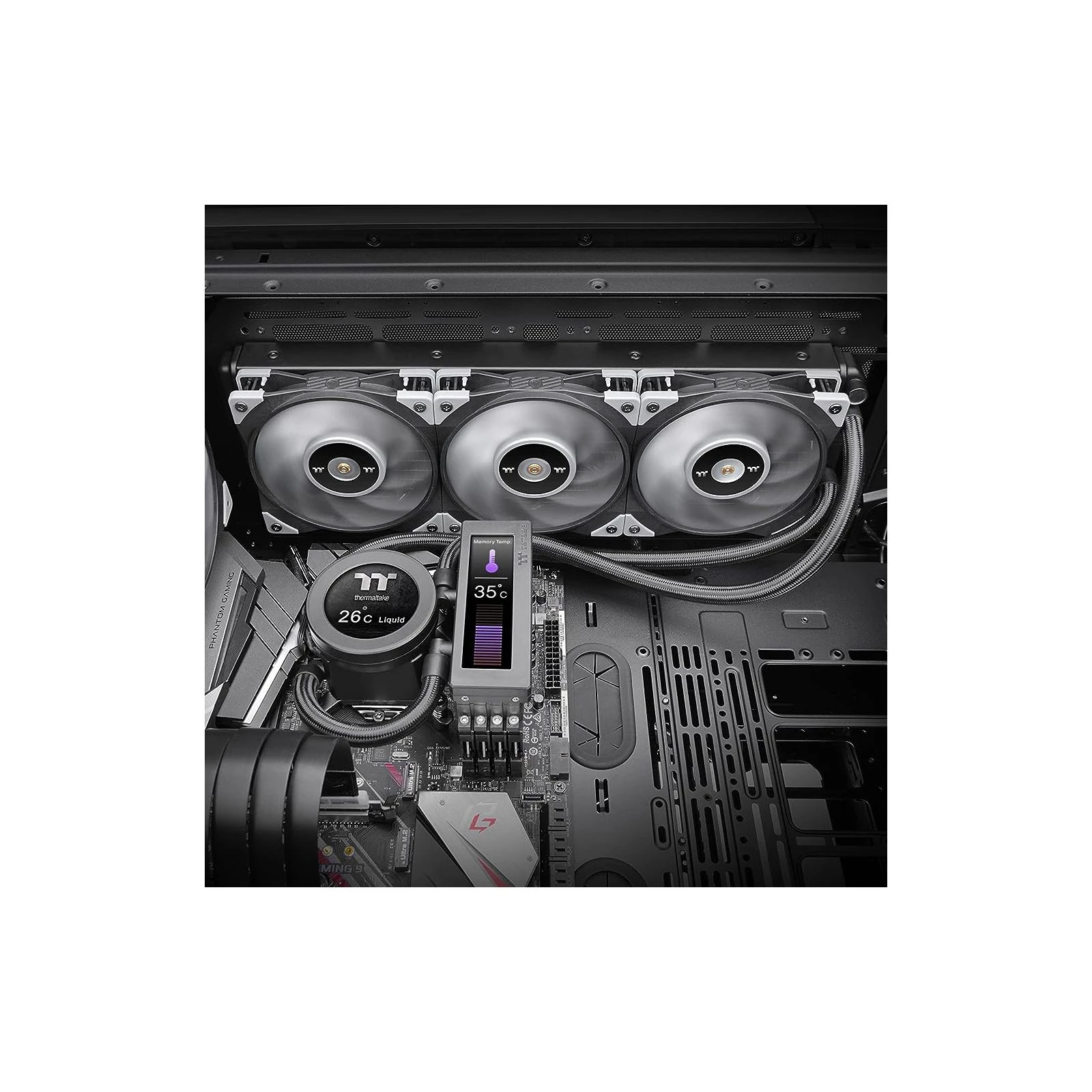 Система водяного охлаждения ThermalTake Floe RC Ultra 360 CPUMemory AIO Liquid Cooler (CL-W325-PL12GM-A) (UA) Для процессоров: INTEL, AMD; Сокет: