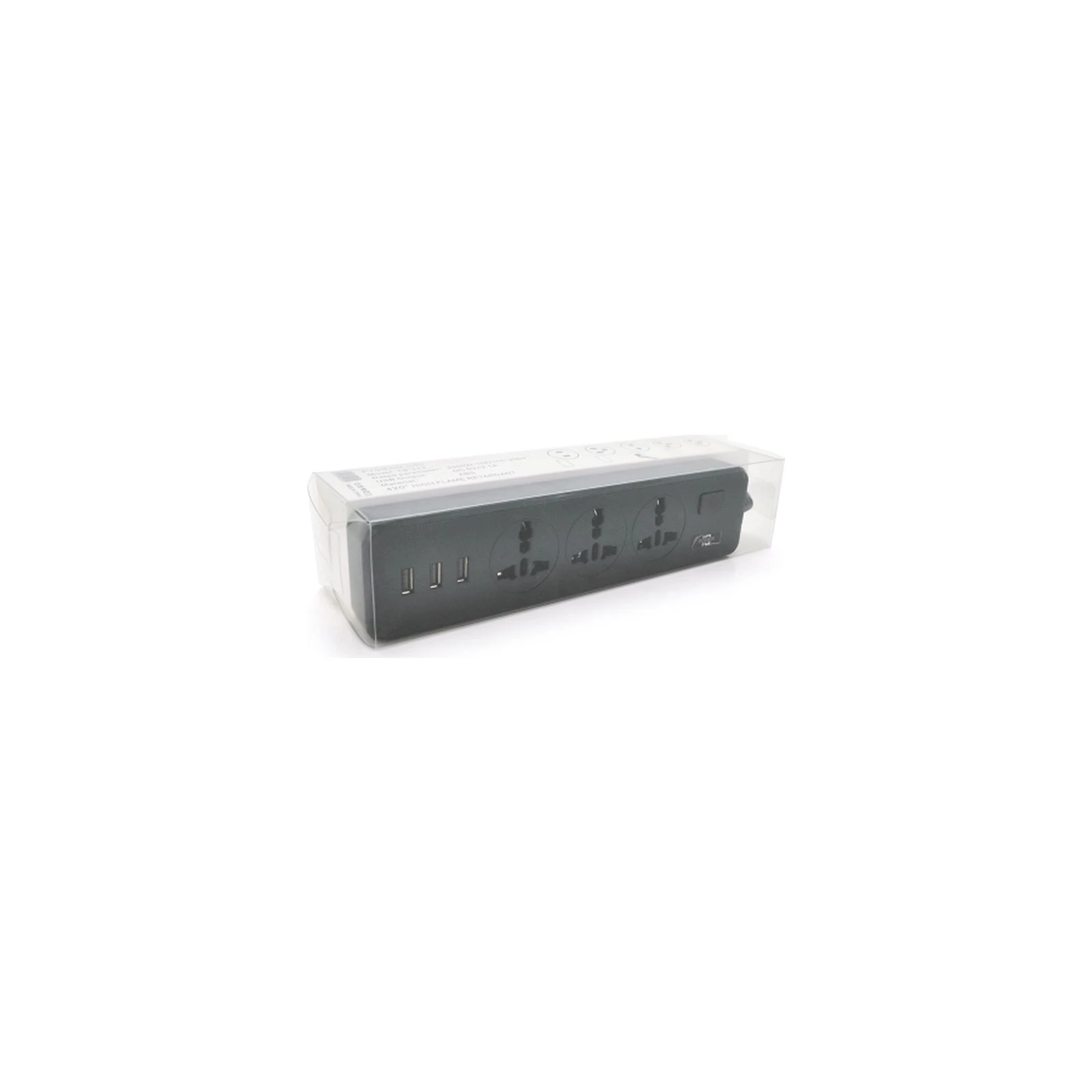 Voltronic TВ-Т13, 3роз, 3*USB Black (ТВ-Т13-Black) (UA) Номінальна напруга: 240 В; Сумарна