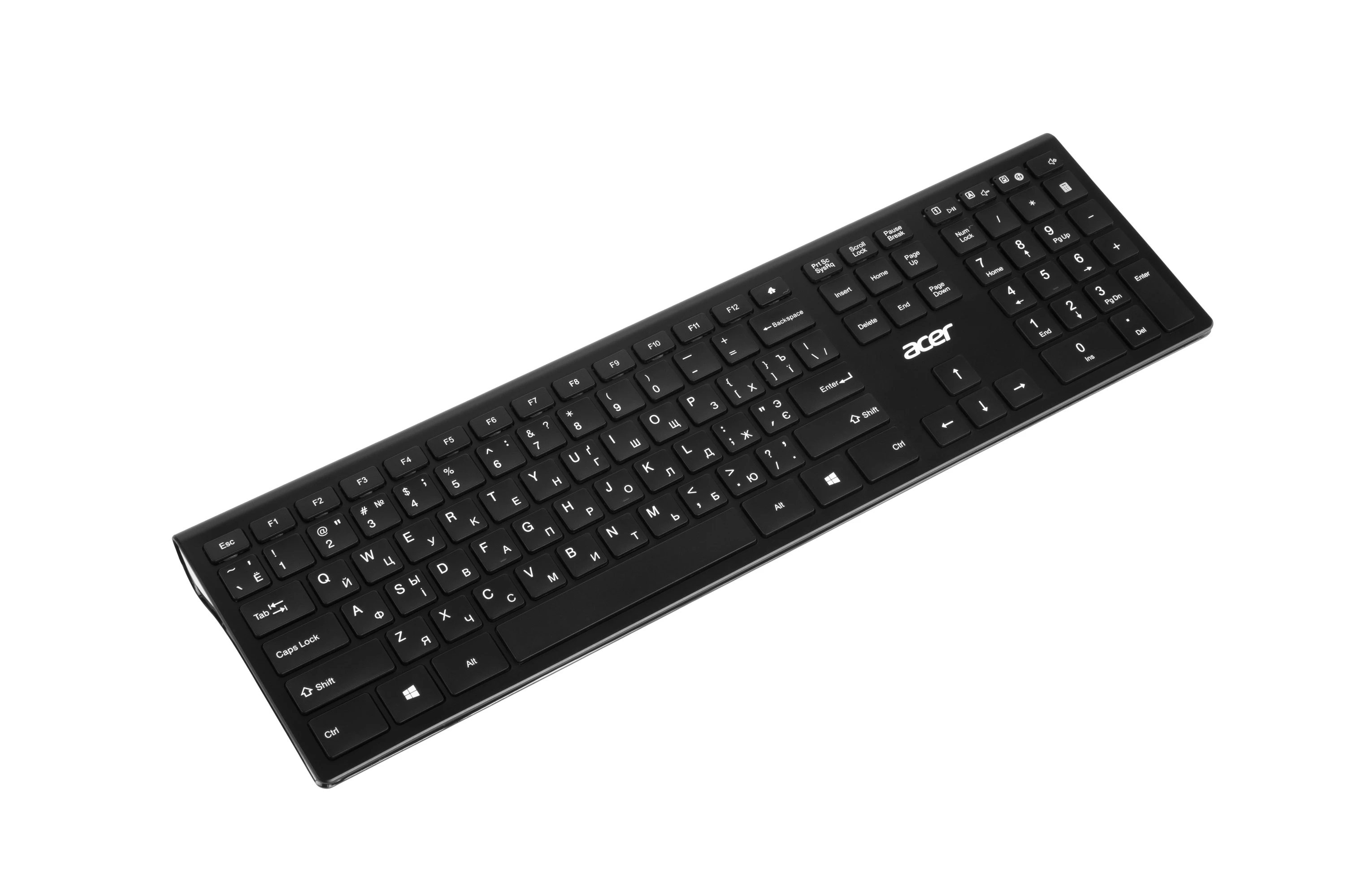 Acer OKR020, 109key, WL, EN/UKR/RU (ZL.KBDEE.011) (UA) Інтерфейс підключення USB