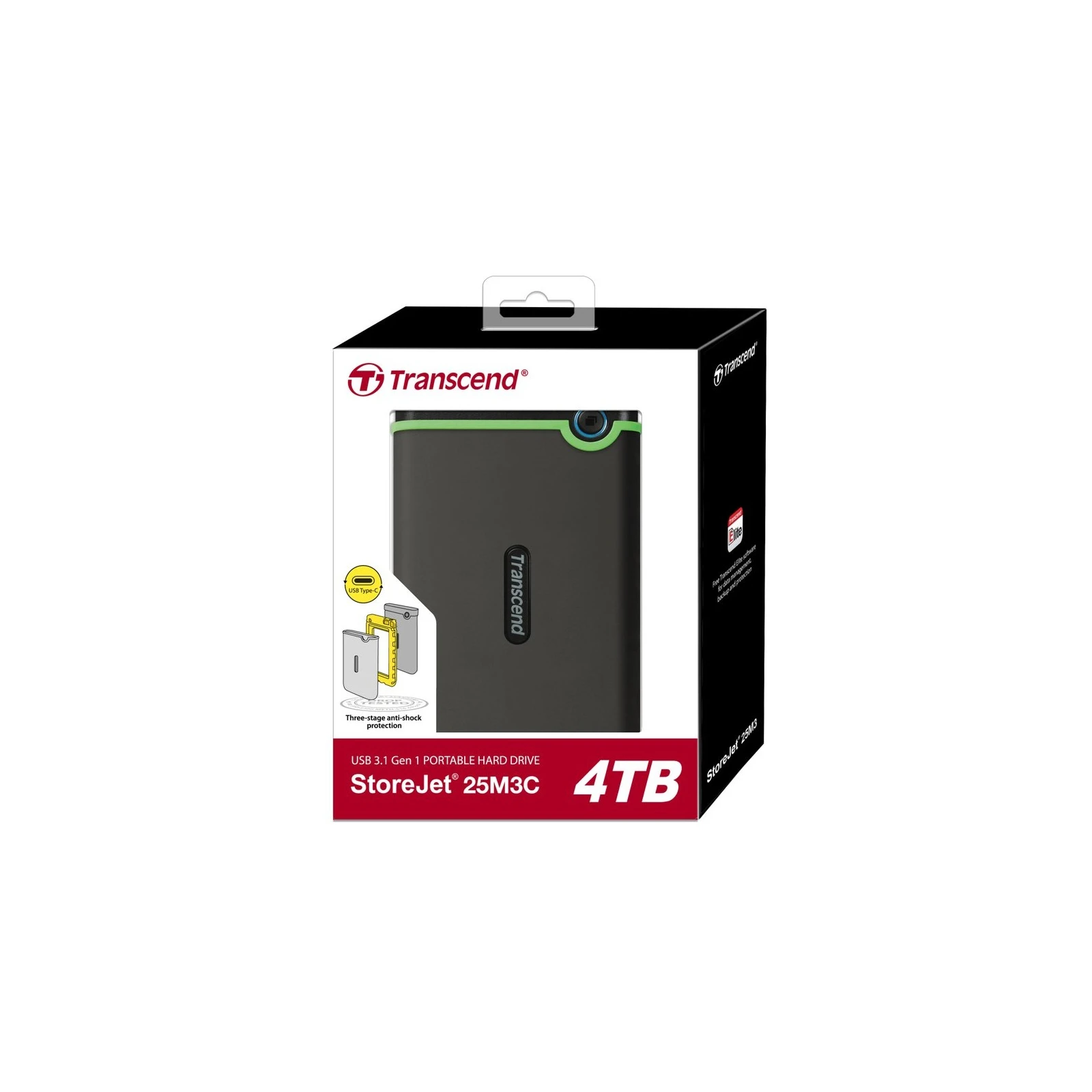 2.5 4TB Transcend (TS4TSJ25M3C) (UA) Тип: Високошвидкісні, Настільні,