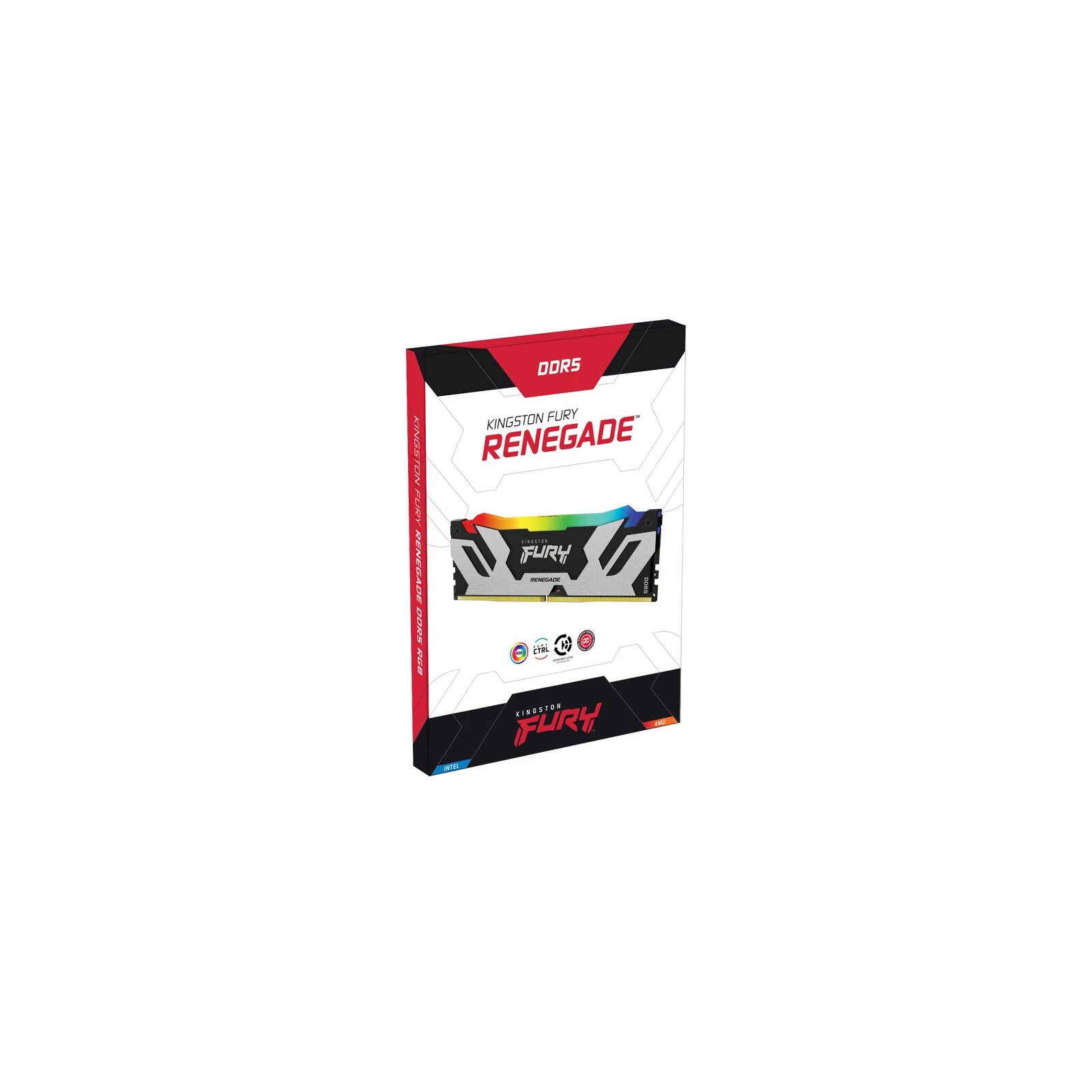 DDR5 48GB 6400 MHz Renegade RGB XMP Kingston Fury (ex. HyperX) (KF564C32RSA-48) (UA) Напруга живлення 1.4 В