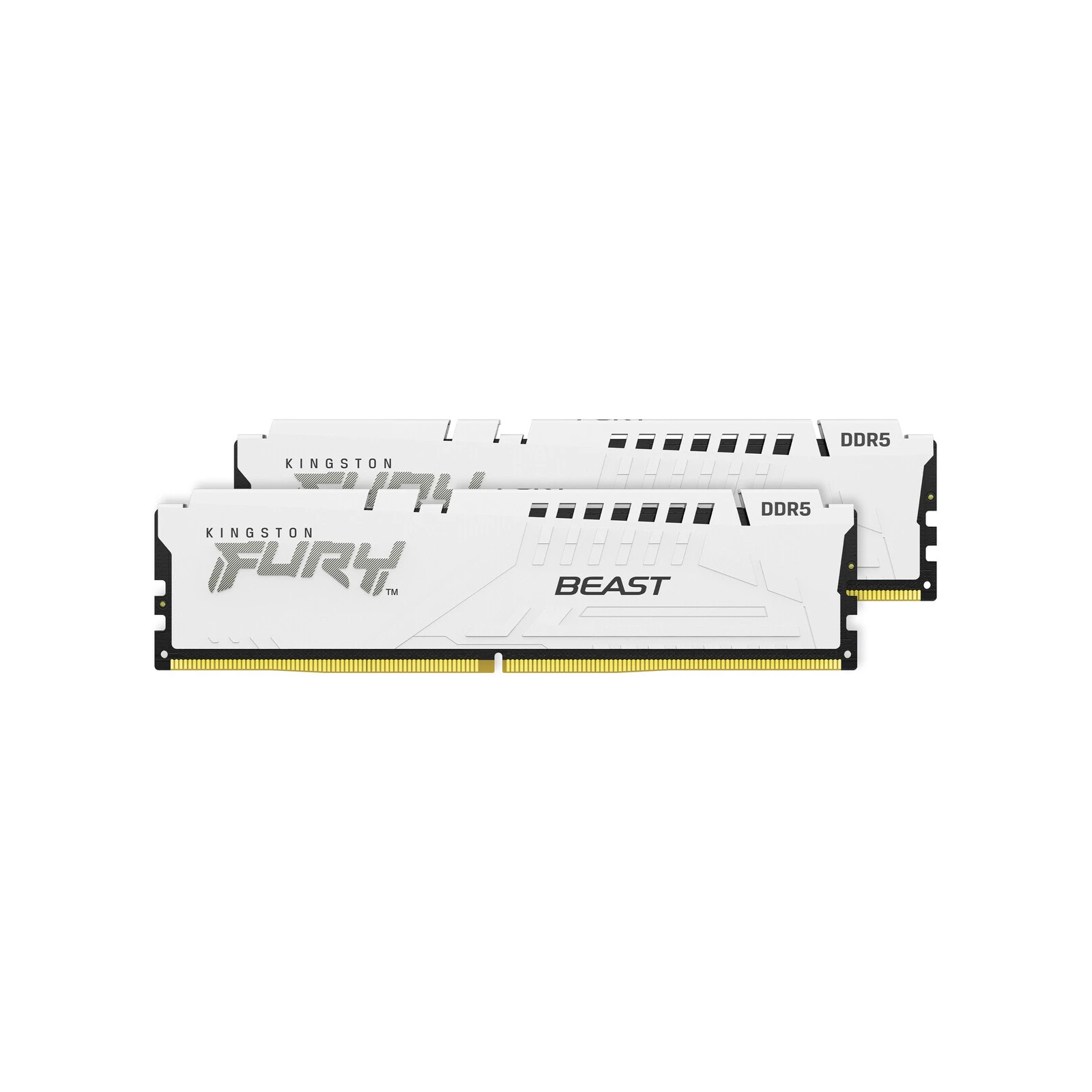 DDR5 64GB (2x32GB) 5600 MHz Beast White EXPO Kingston Fury (ex. HyperX) (KF556C36BWEK2-64) (UA) Напруга живлення 1.25 В