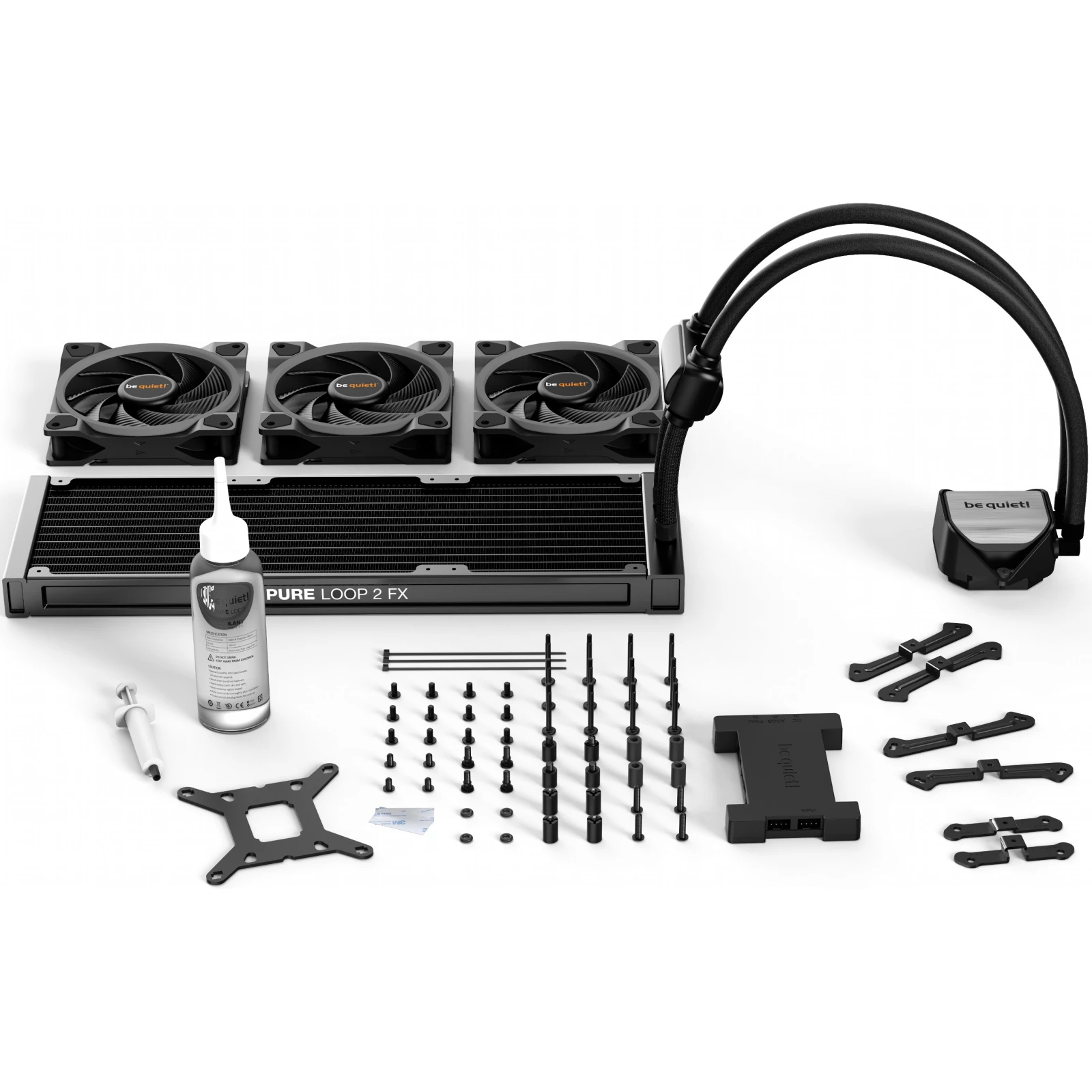 Система водяного охлаждения Be quiet! Pure Loop 2 FX 360mm (BW015) (UA) Количество вентиляторов 3