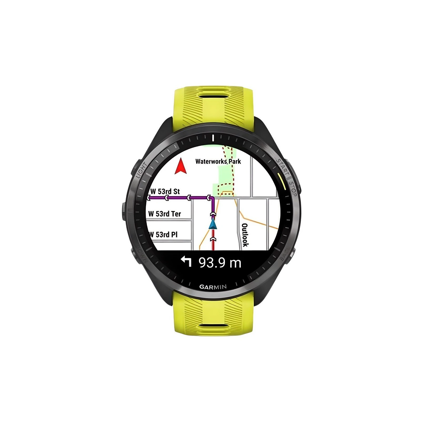 Смарт-годинник Garmin Forerunner 965, Amp Yellow, GPS (010-02809-12) (UA) Тип: універсальні; Форма