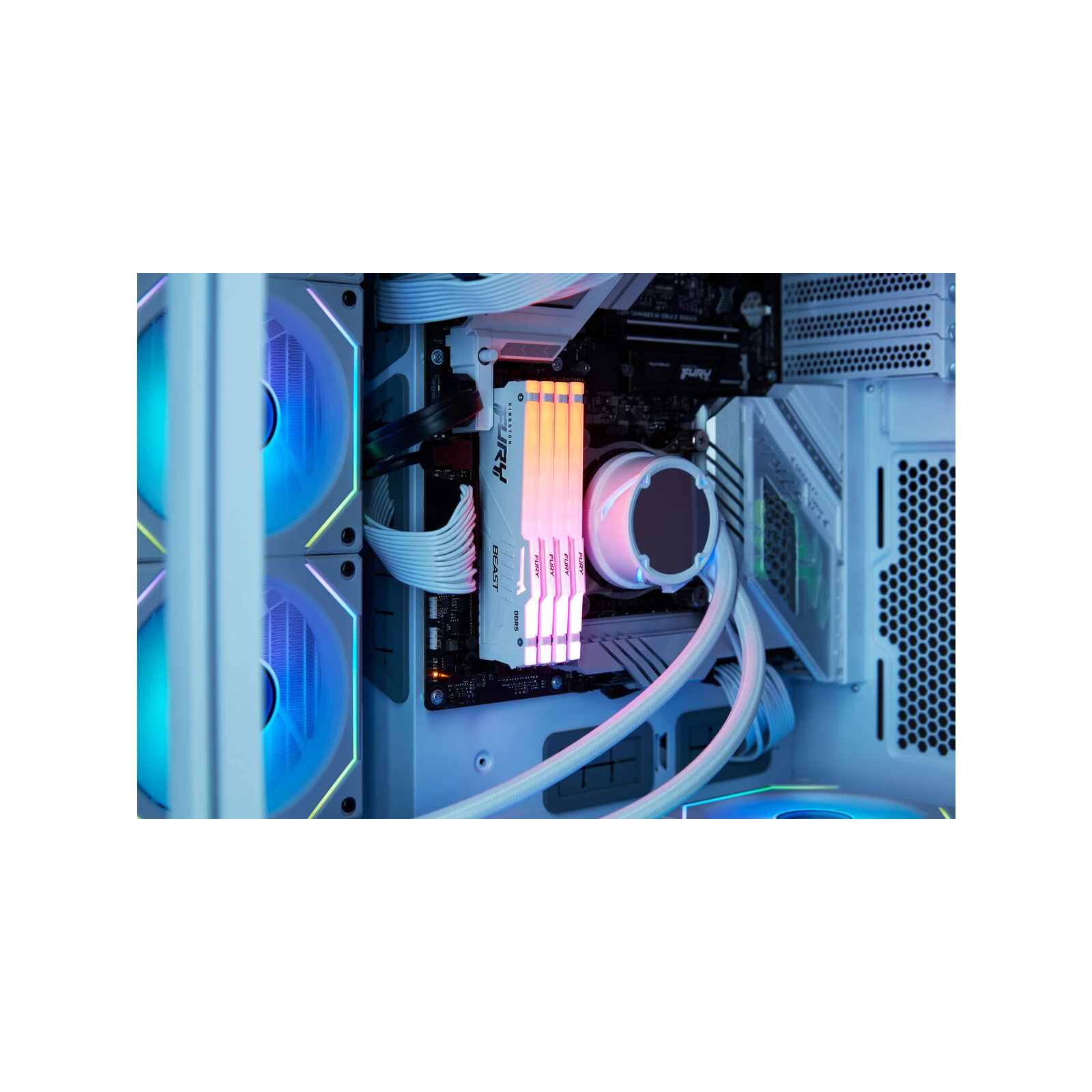 DDR5 32GB 6000 MHz Beast AM5 RGB White Kingston Fury (ex. HyperX) (KF560C36BWEA-32) (UA) Об'єм пам'яті 32 ГБ