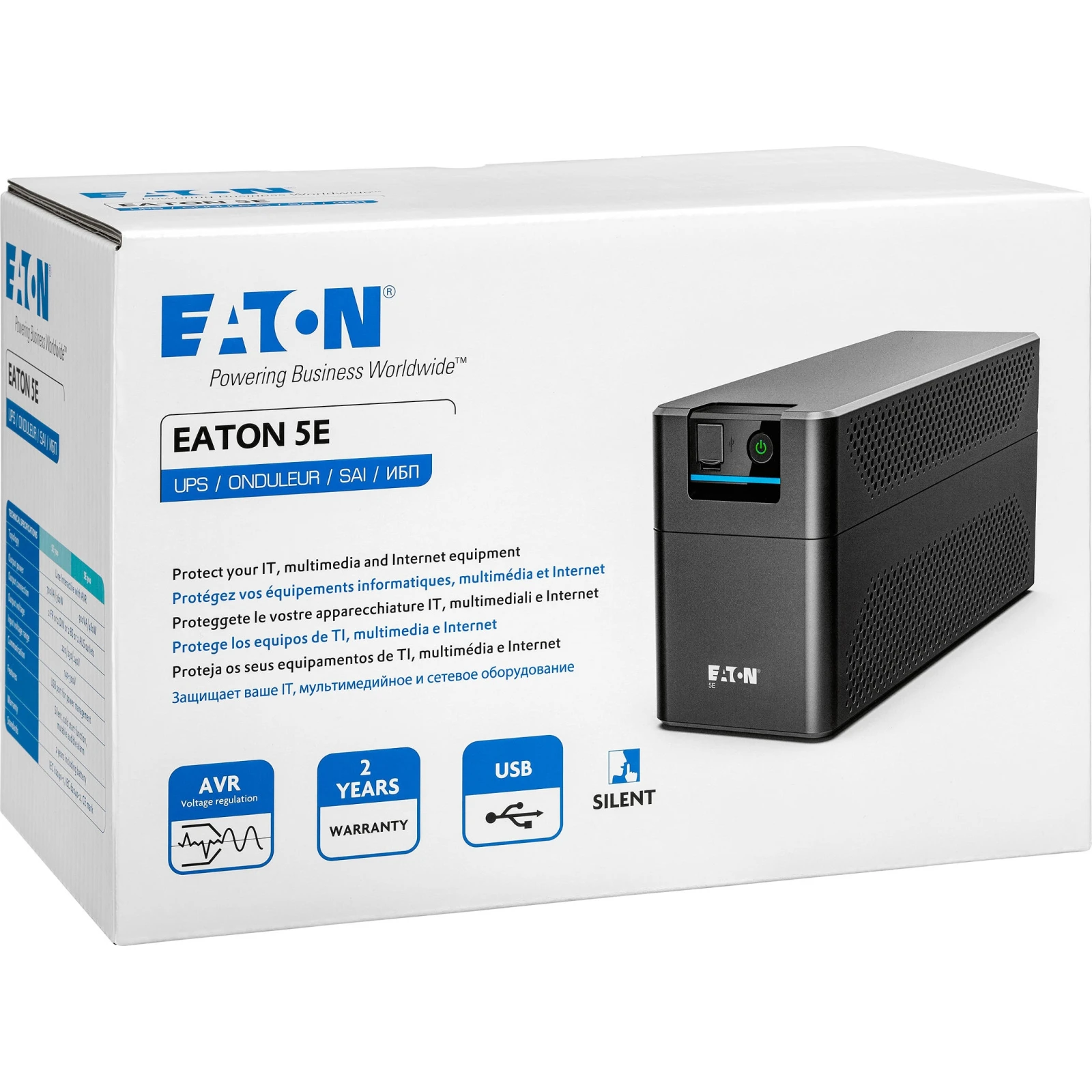 Eaton 5E900UI, USB (5E900UI) (UA) Призначення: для домашніх ПК,